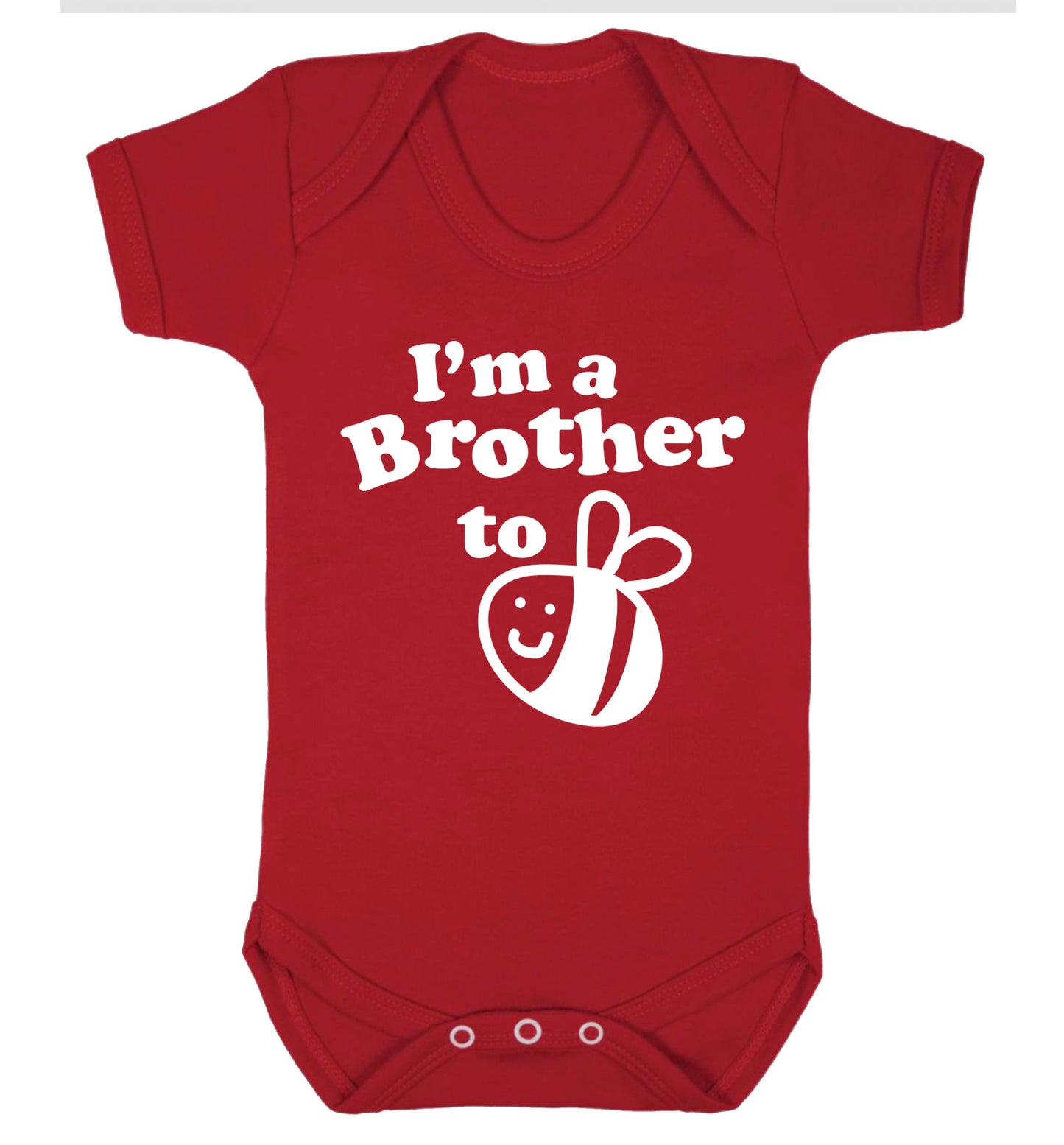 I'm a brother to be Baby Vest red 18-24 months