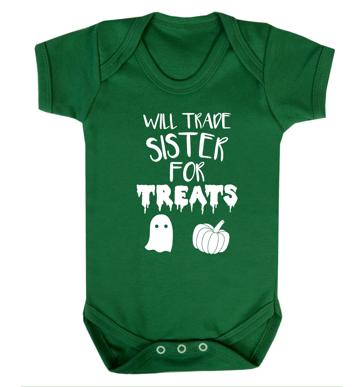 Will trade sister for treats Baby Vest green 18-24 months
