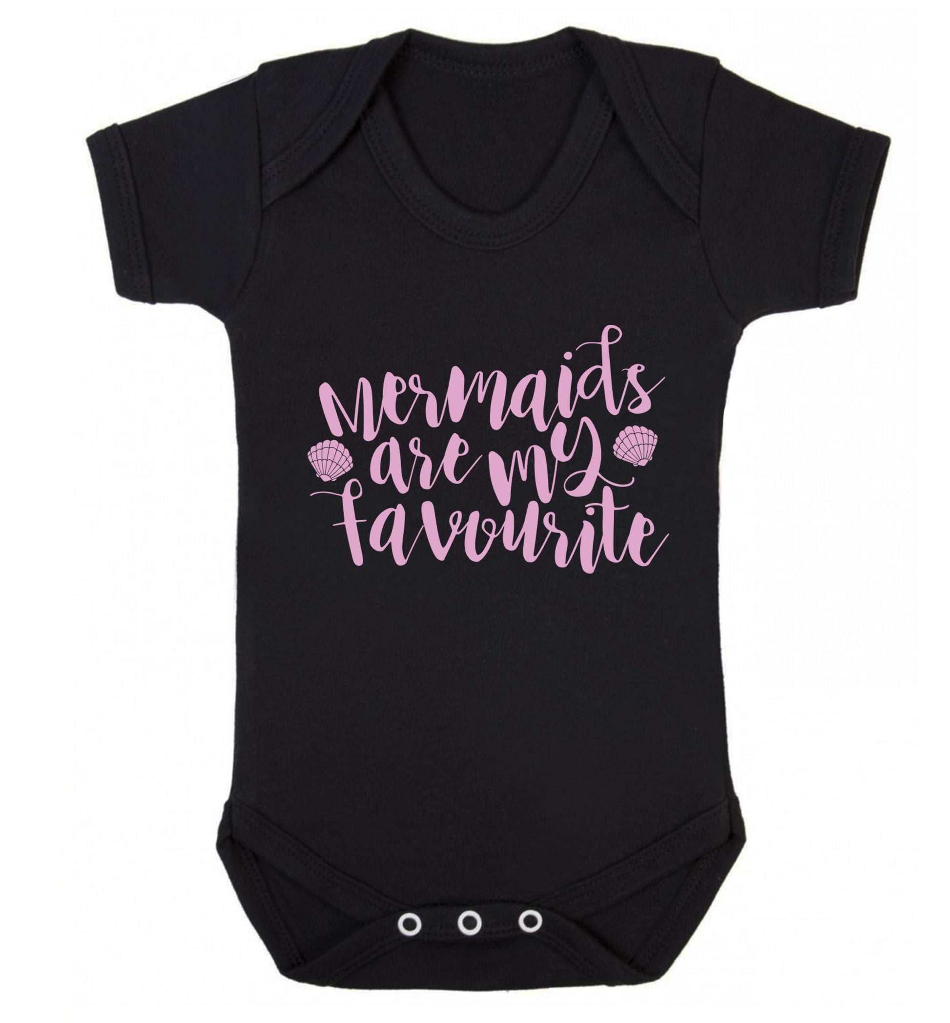 Mermaids are my favourite Baby Vest black 18-24 months