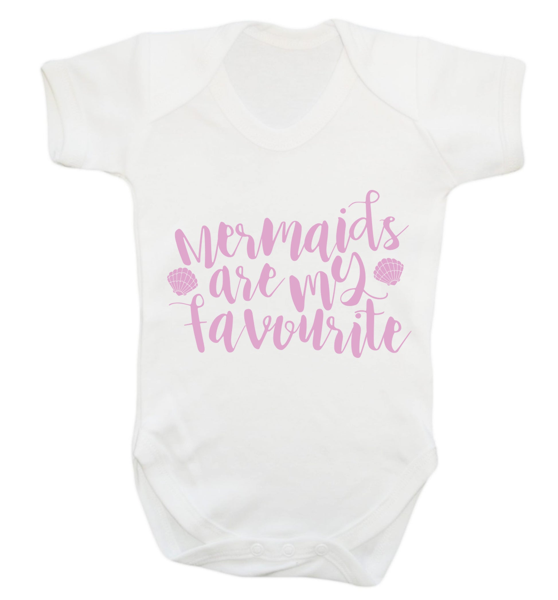 Mermaids are my favourite Baby Vest white 18-24 months