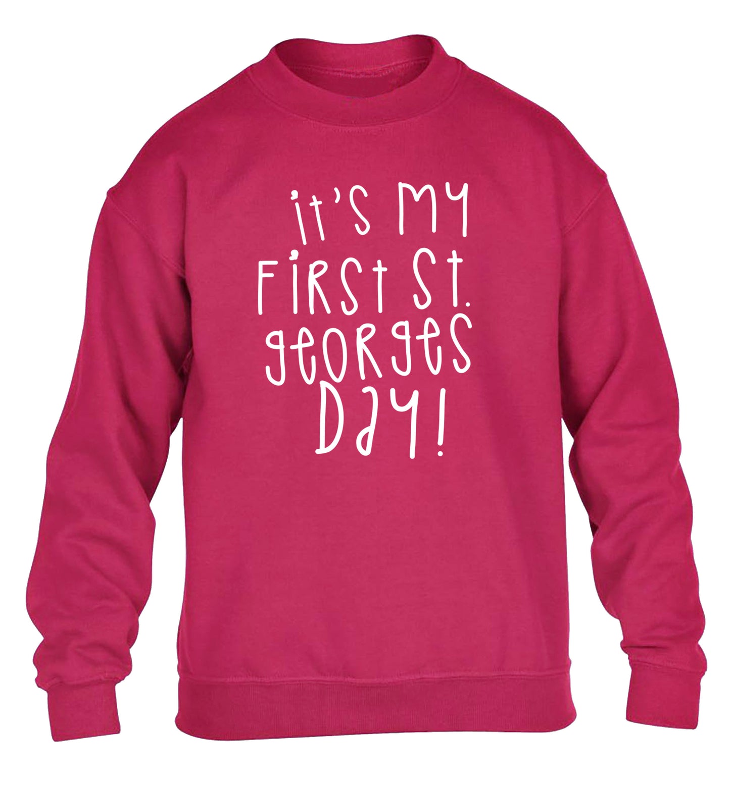 It's my first St Georges day children's pink sweater 12-14 Years