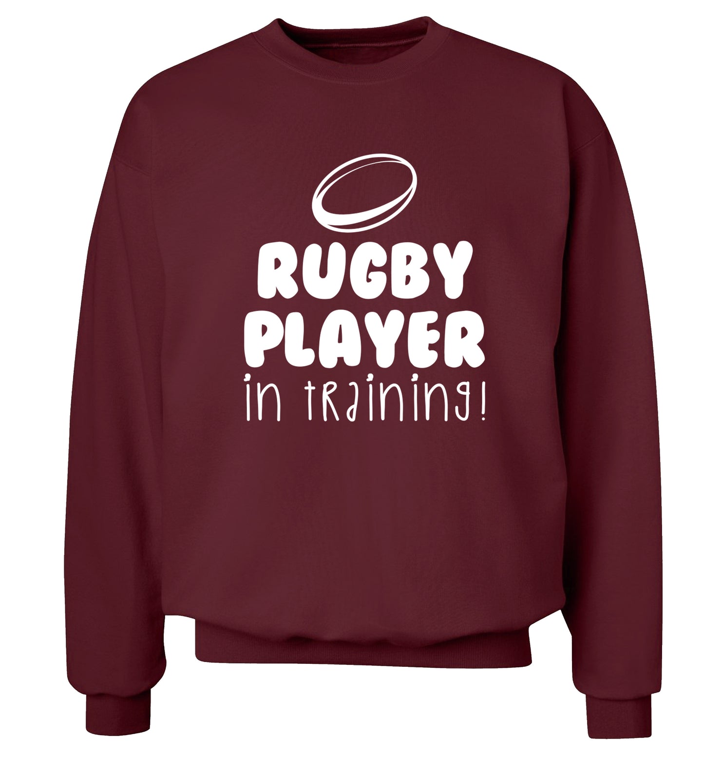 Rugby player in training Adult's unisex maroon Sweater 2XL