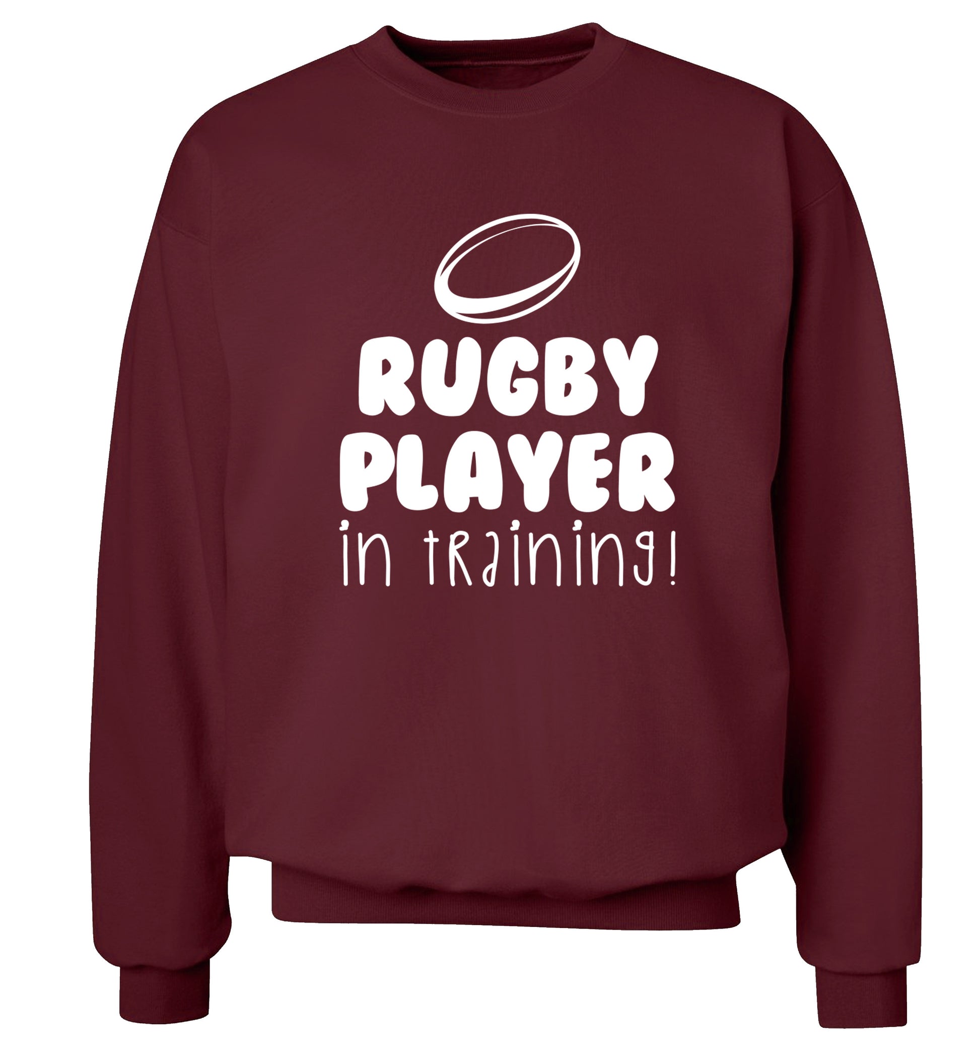 Rugby player in training Adult's unisex maroon Sweater 2XL