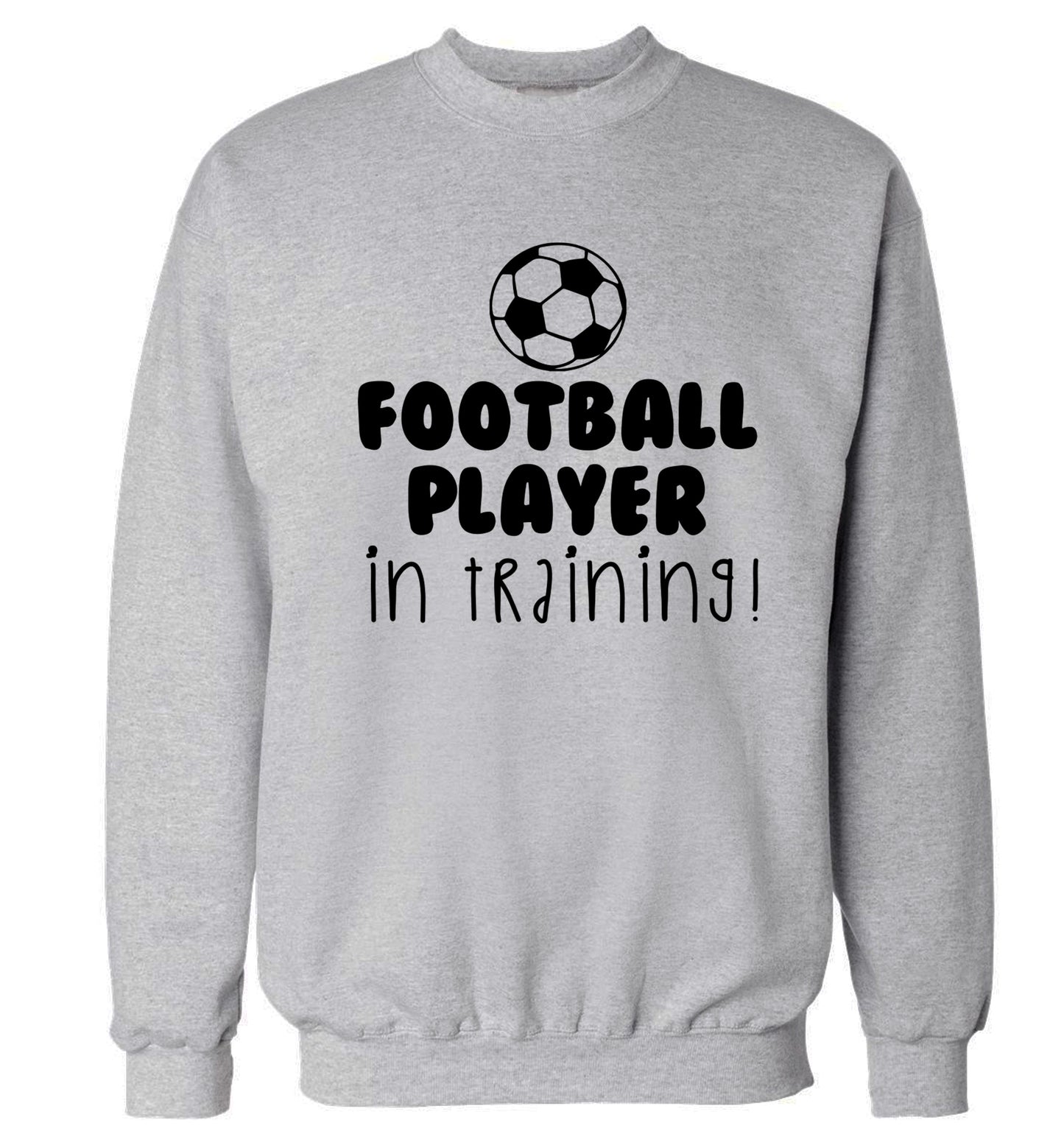 Football player in training Adult's unisex grey Sweater 2XL