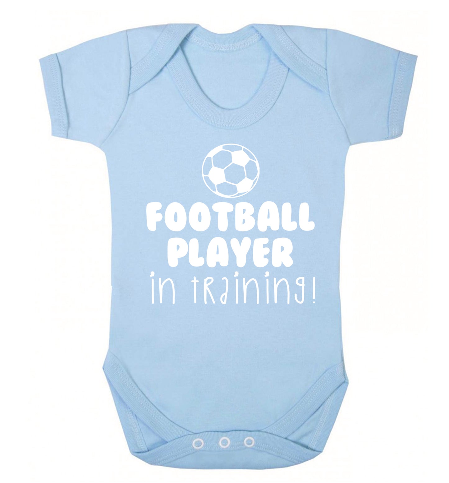 Football player in training Baby Vest pale blue 18-24 months
