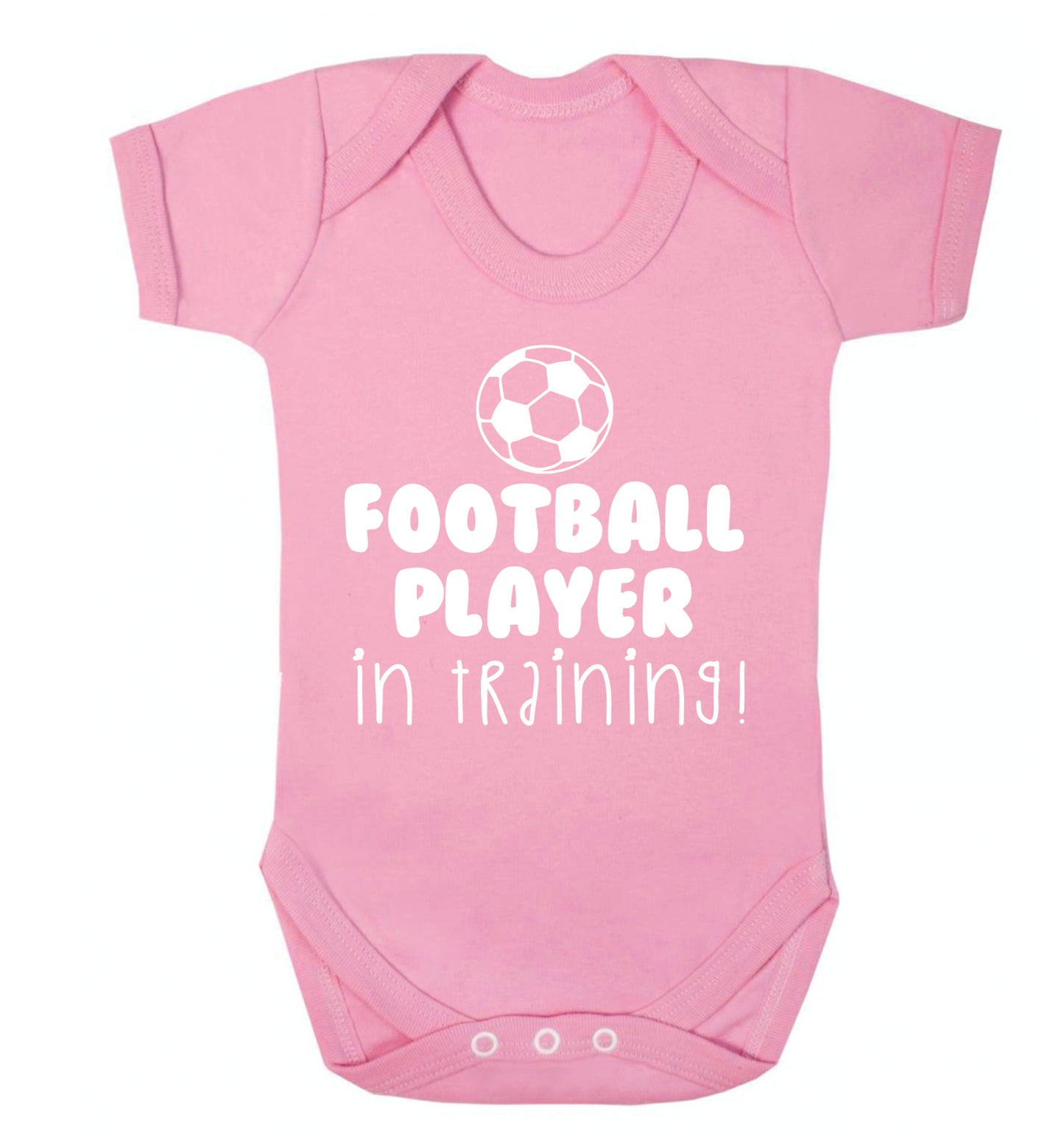 Football player in training Baby Vest pale pink 18-24 months