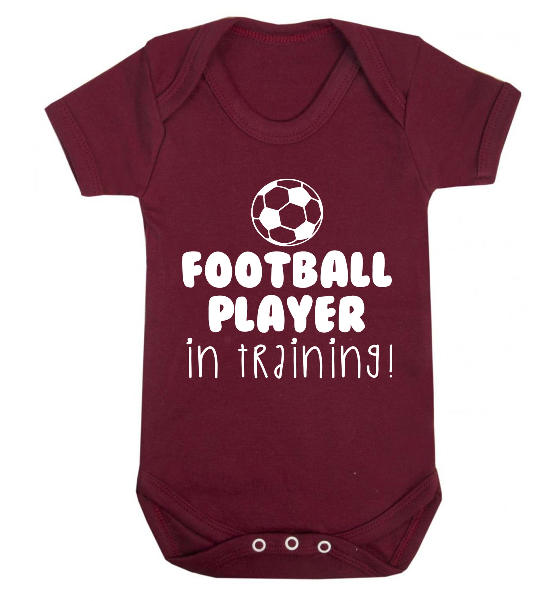 Football player in training Baby Vest maroon 18-24 months