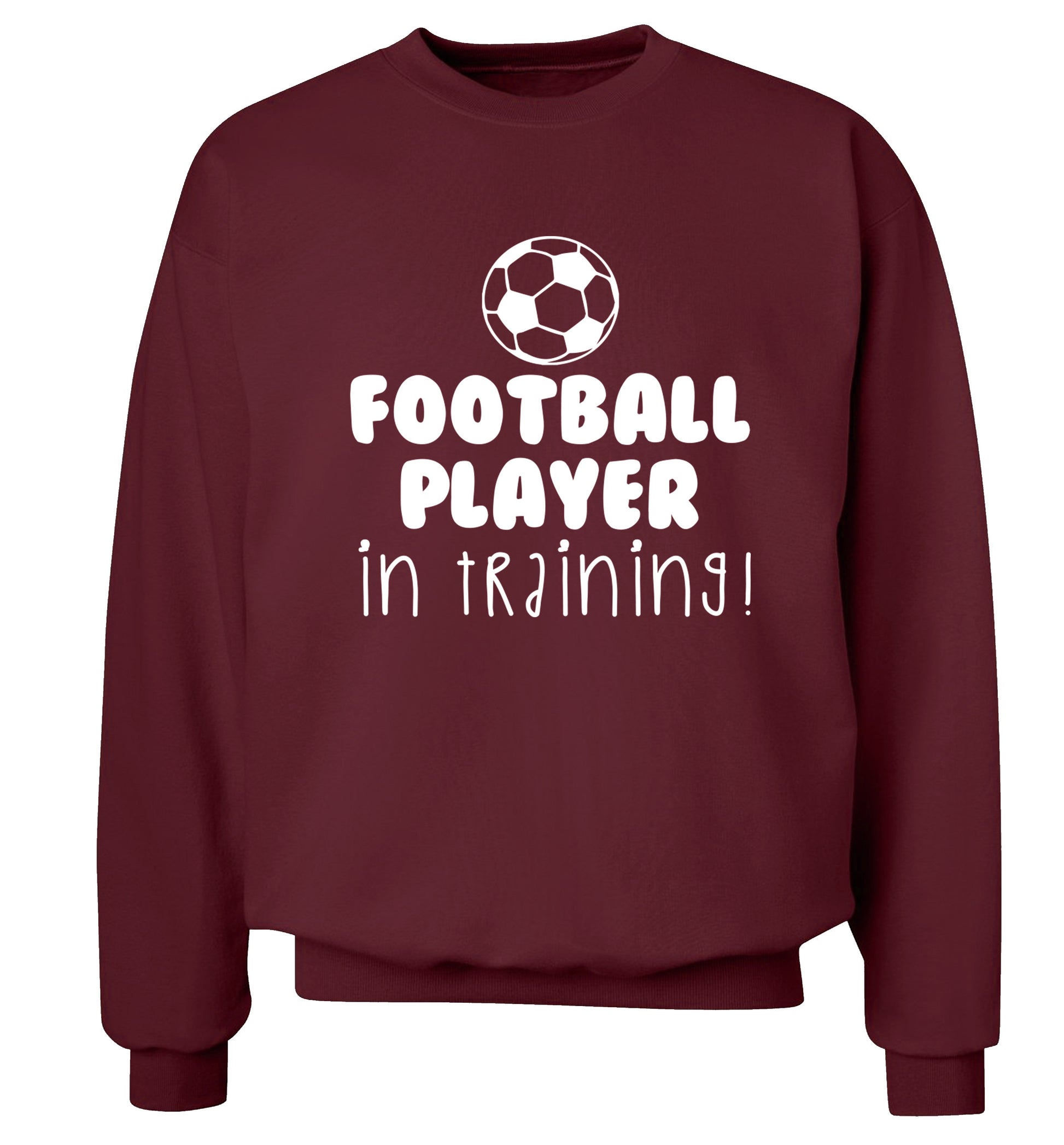 Football player in training Adult's unisex maroon Sweater 2XL