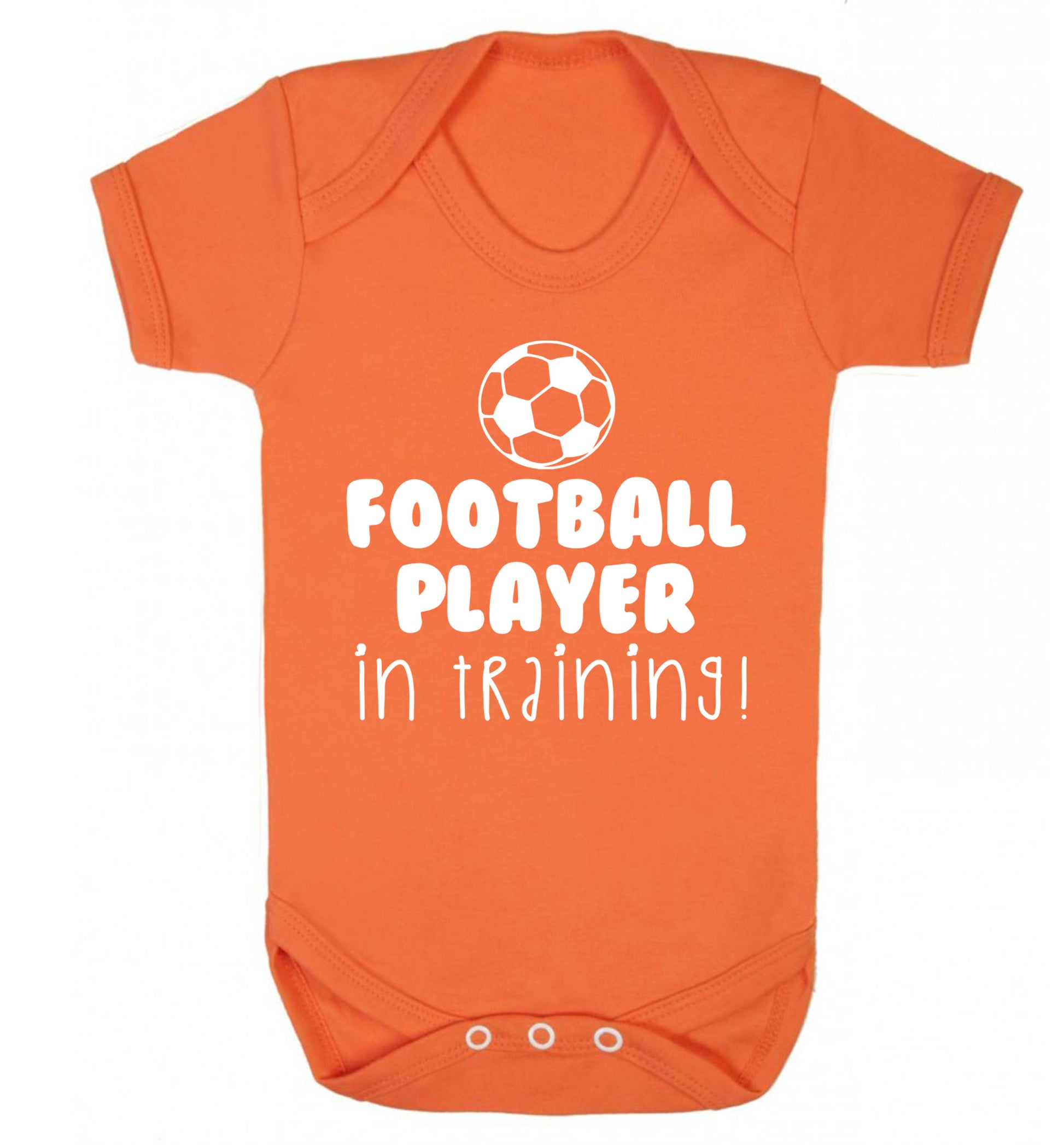 Football player in training Baby Vest orange 18-24 months