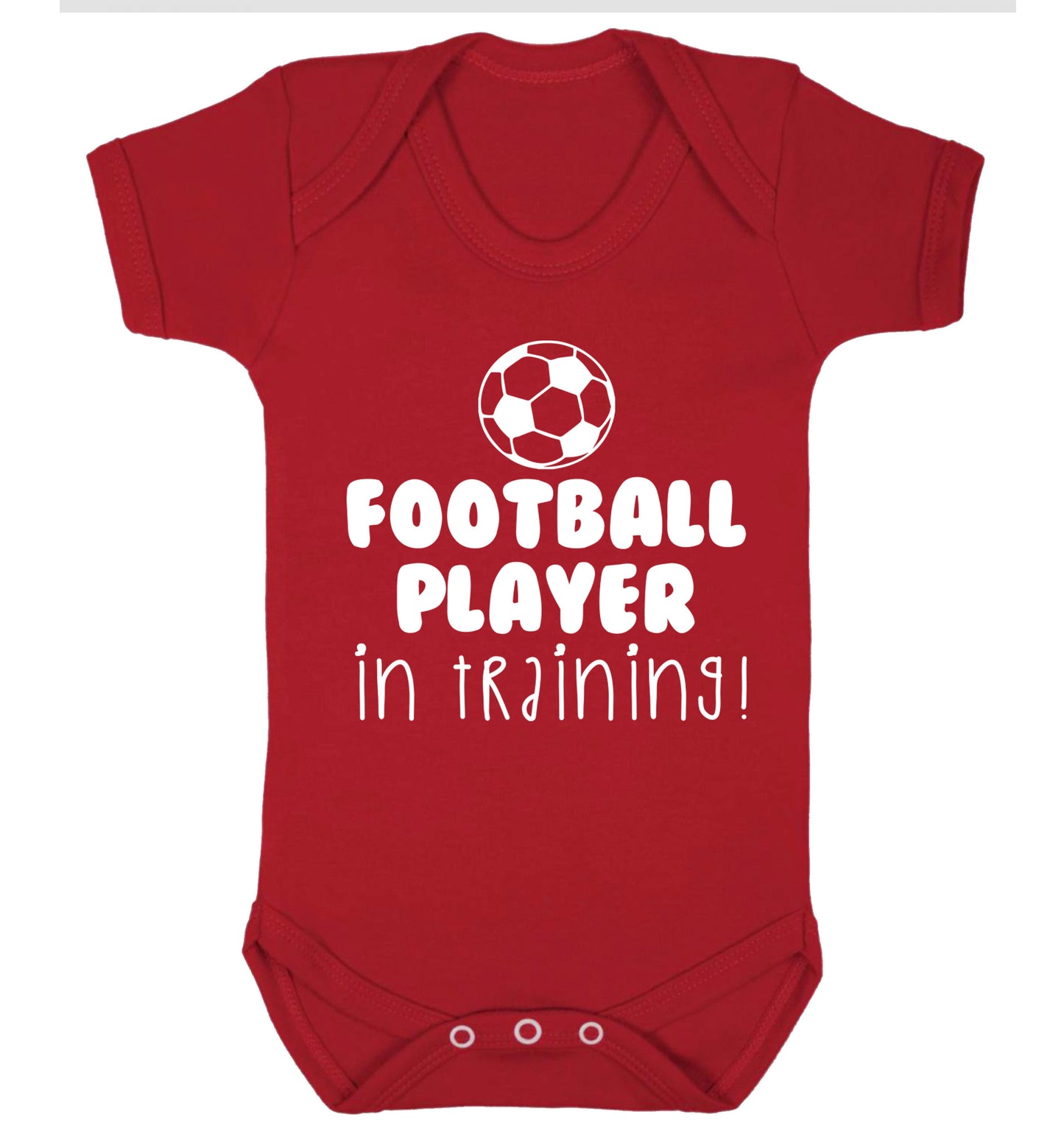 Football player in training Baby Vest red 18-24 months