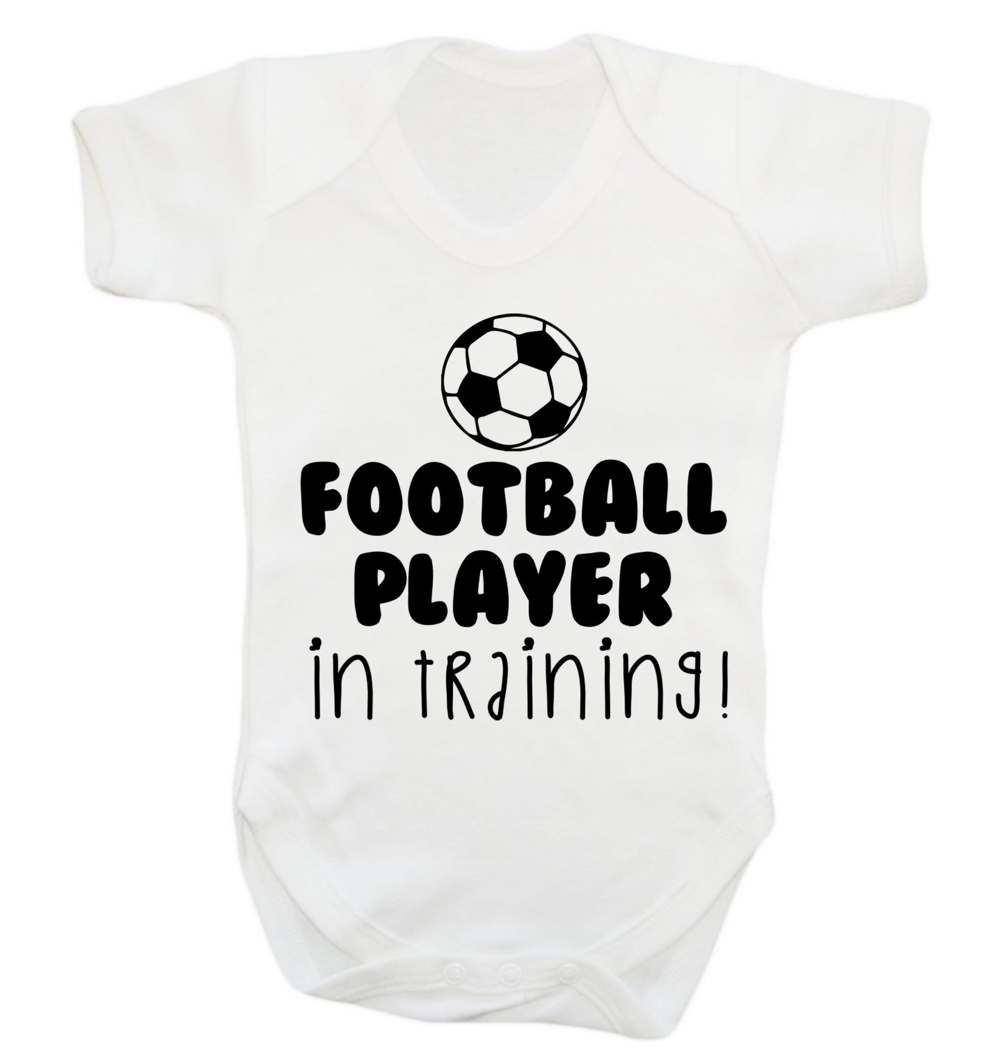 Football player in training Baby Vest white 18-24 months
