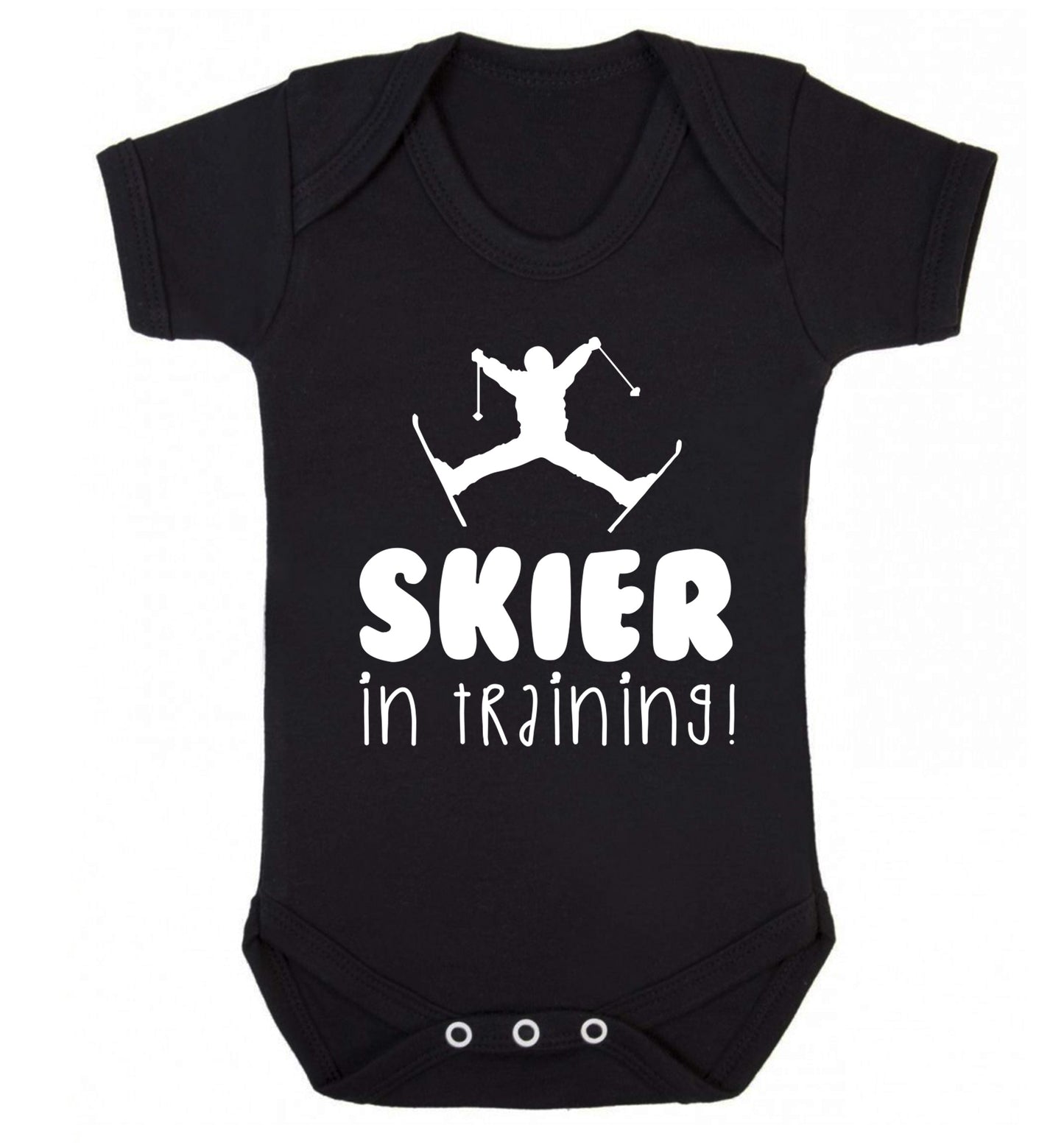 Skier in training Baby Vest black 18-24 months