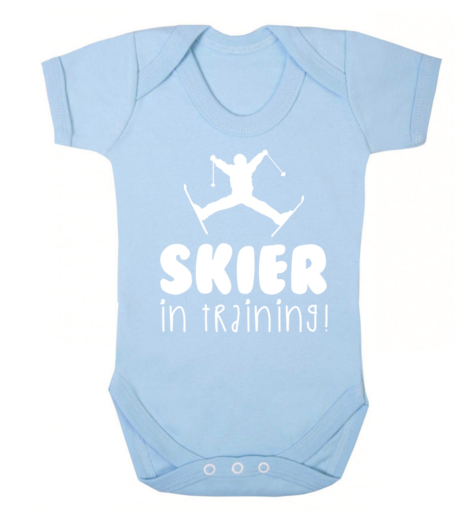 Skier in training Baby Vest pale blue 18-24 months