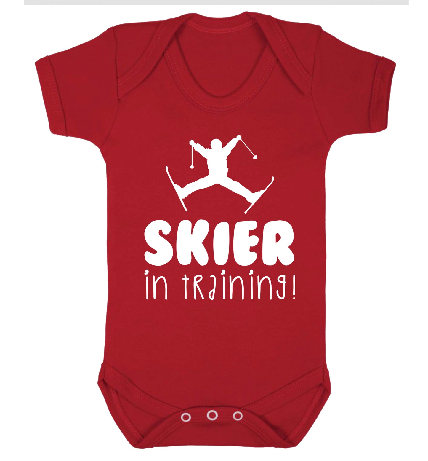 Skier in training Baby Vest red 18-24 months