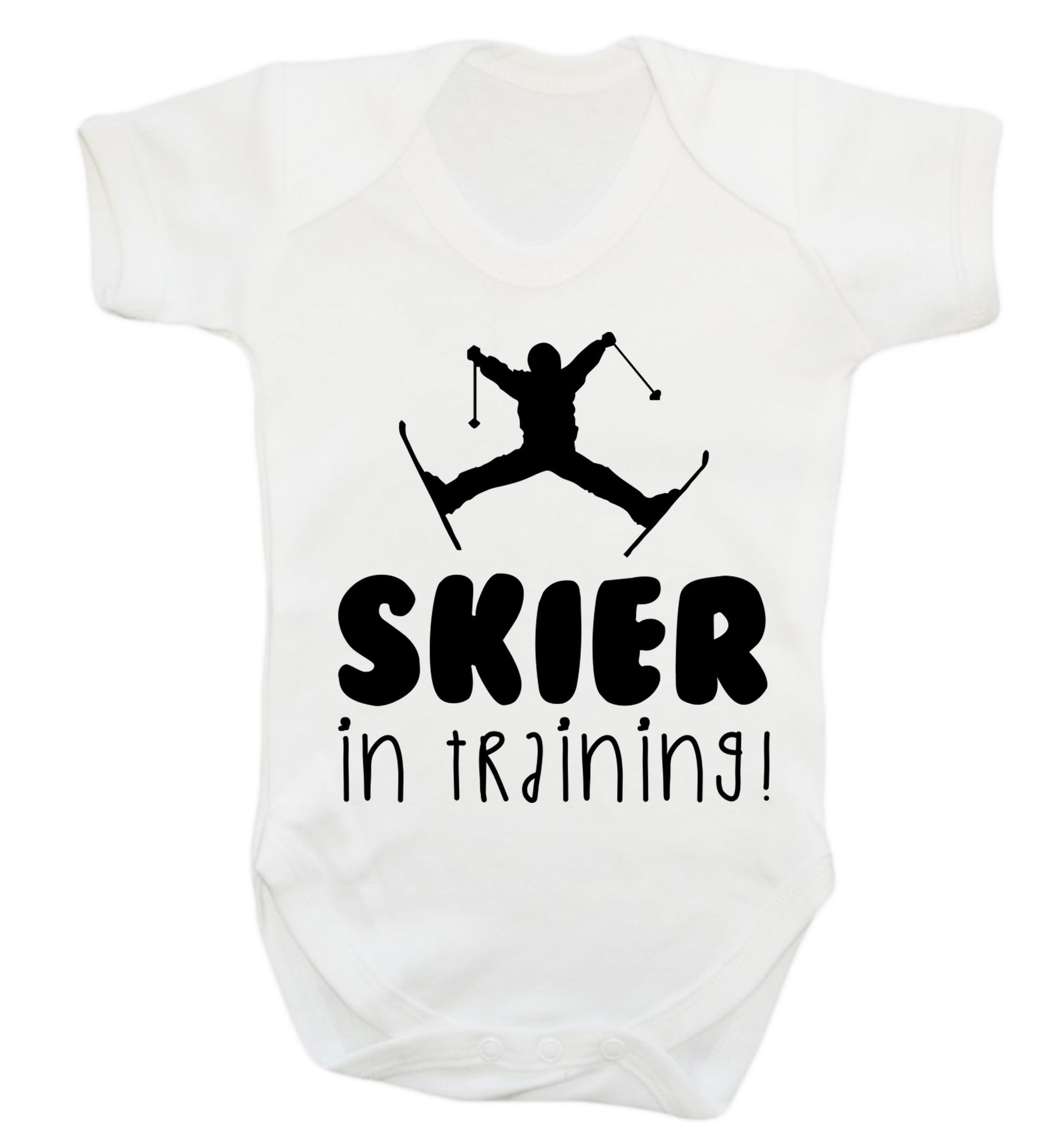 Skier in training Baby Vest white 18-24 months