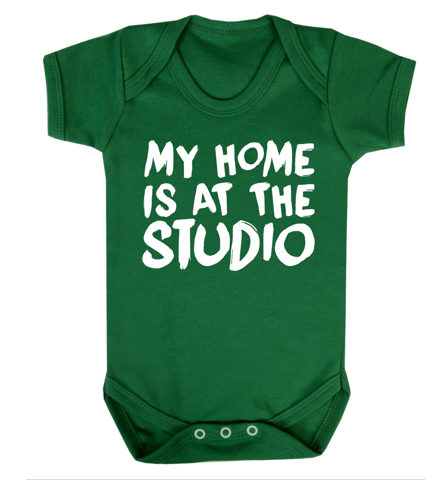 My home is at the studio Baby Vest green 18-24 months