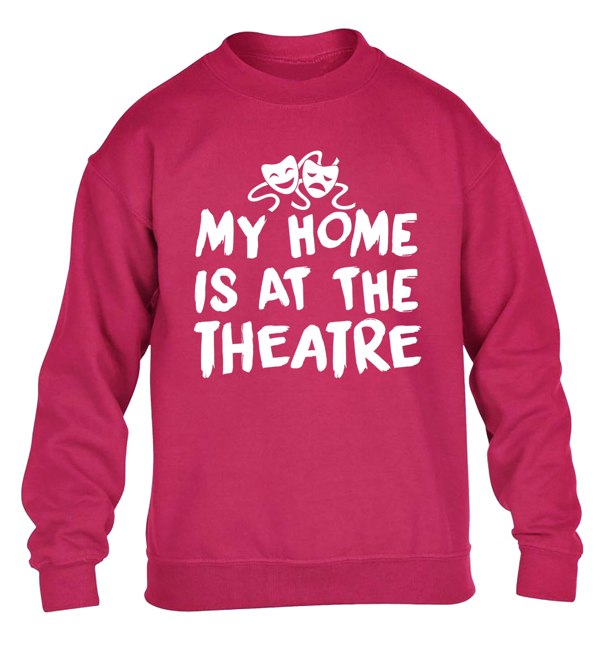My home is at the theatre children's pink sweater 12-14 Years