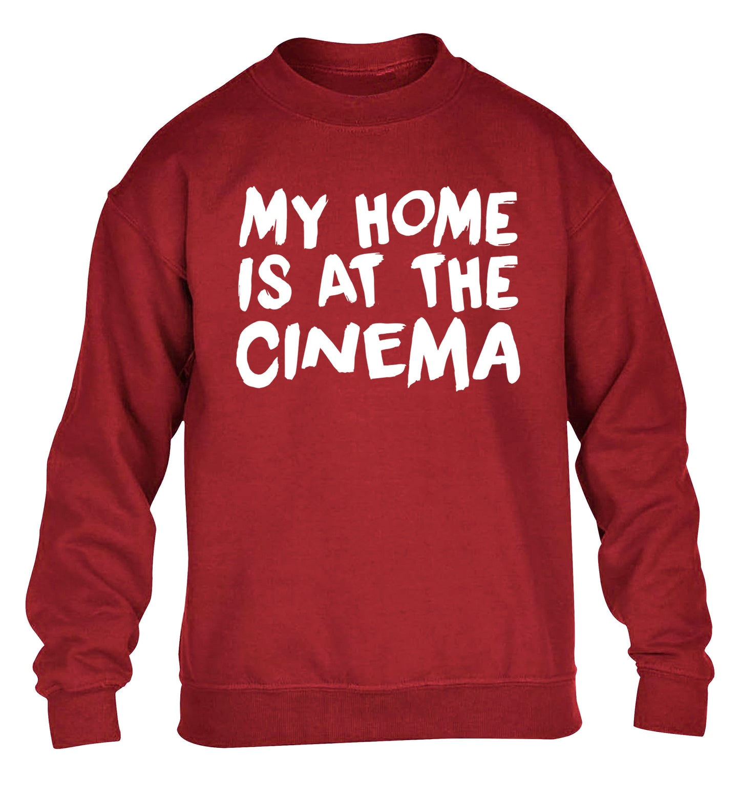 My home is at the cinema children's grey sweater 12-14 Years