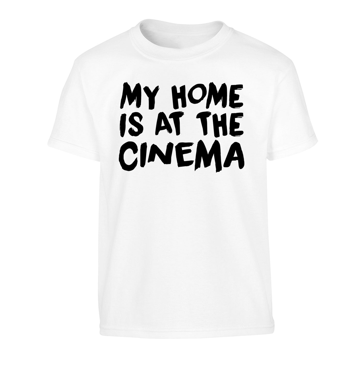 My home is at the cinema Children's white Tshirt 12-14 Years