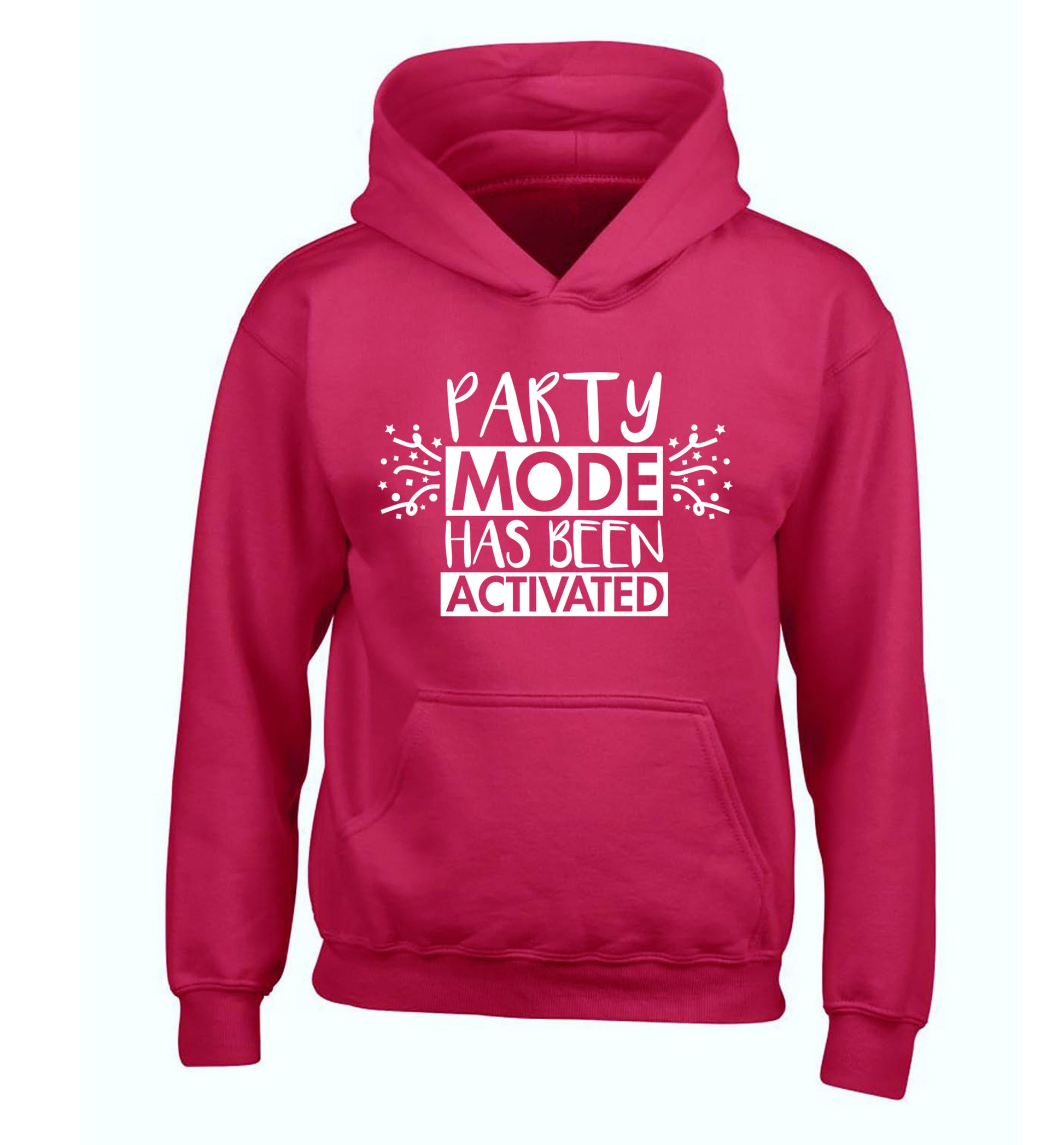 Please do not disturb party mode has been activated children's pink hoodie 12-14 Years