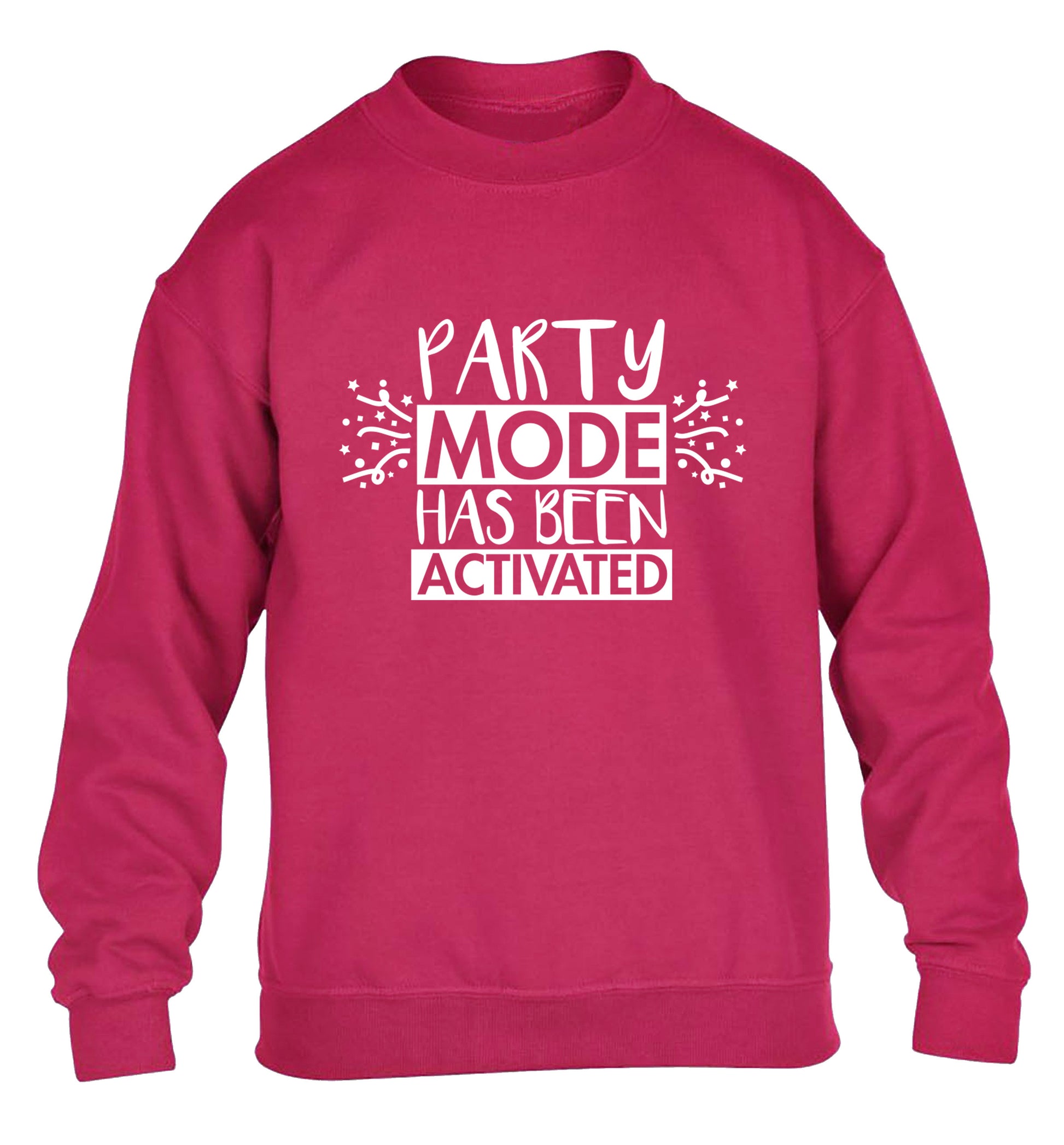 Please do not disturb party mode has been activated children's pink sweater 12-14 Years