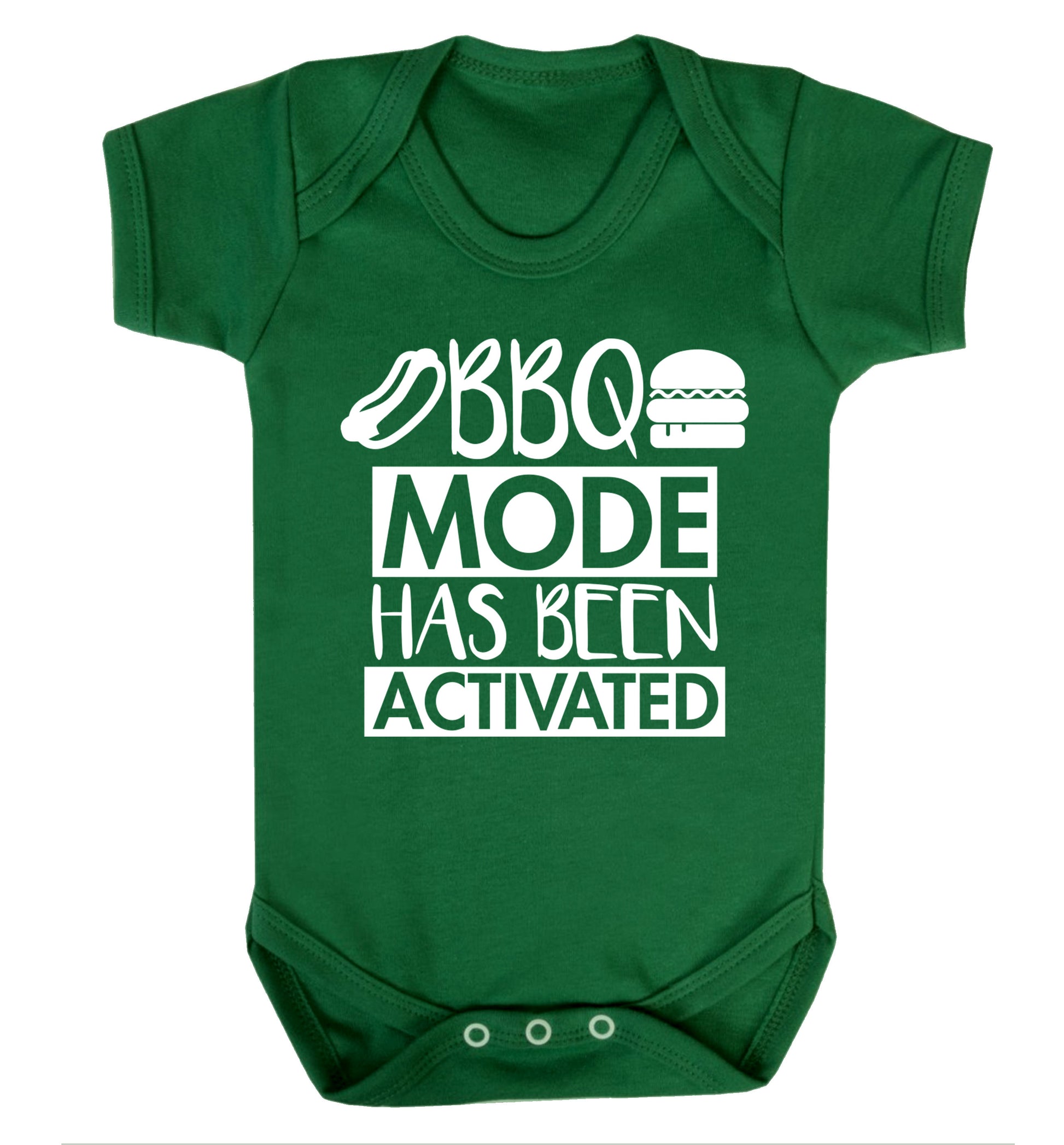 Bbq mode has been activated Baby Vest green 18-24 months
