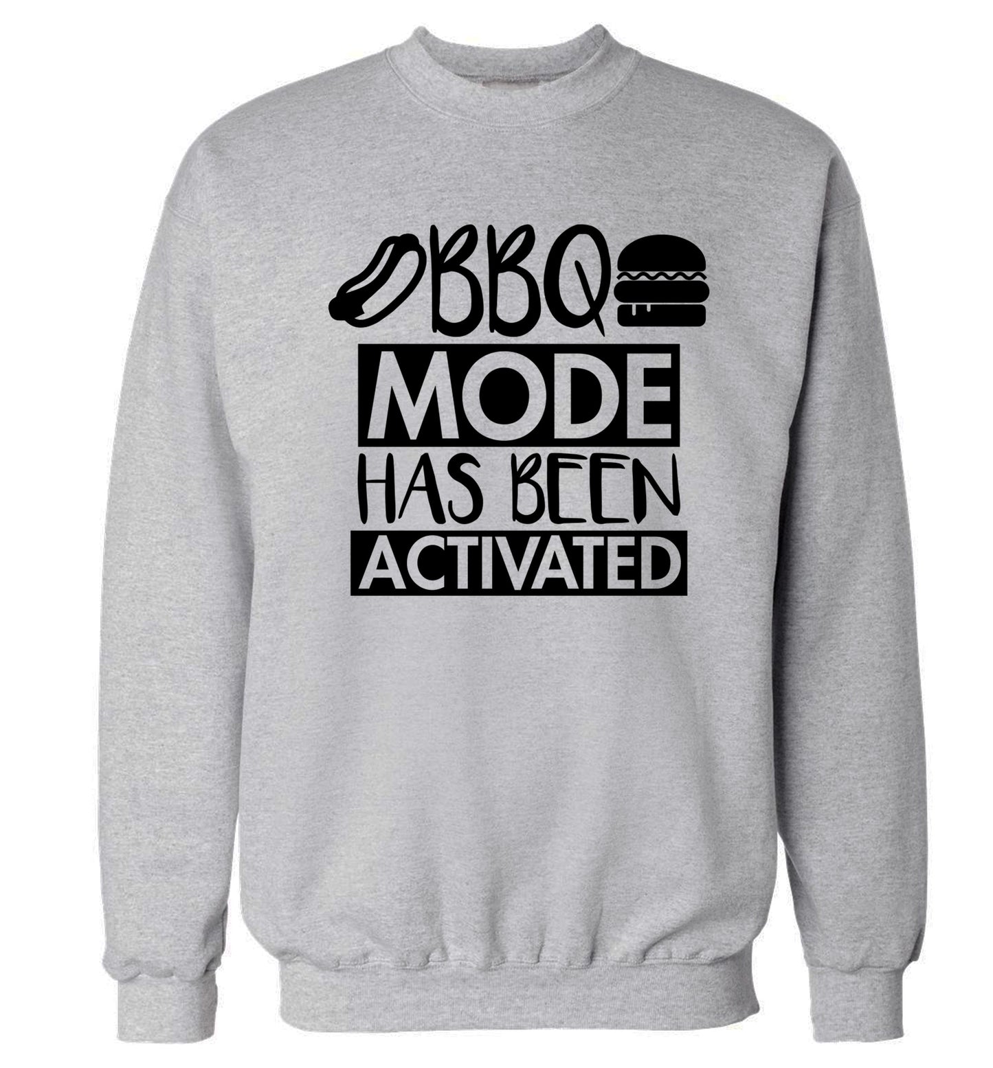 Bbq mode has been activated Adult's unisex grey Sweater 2XL