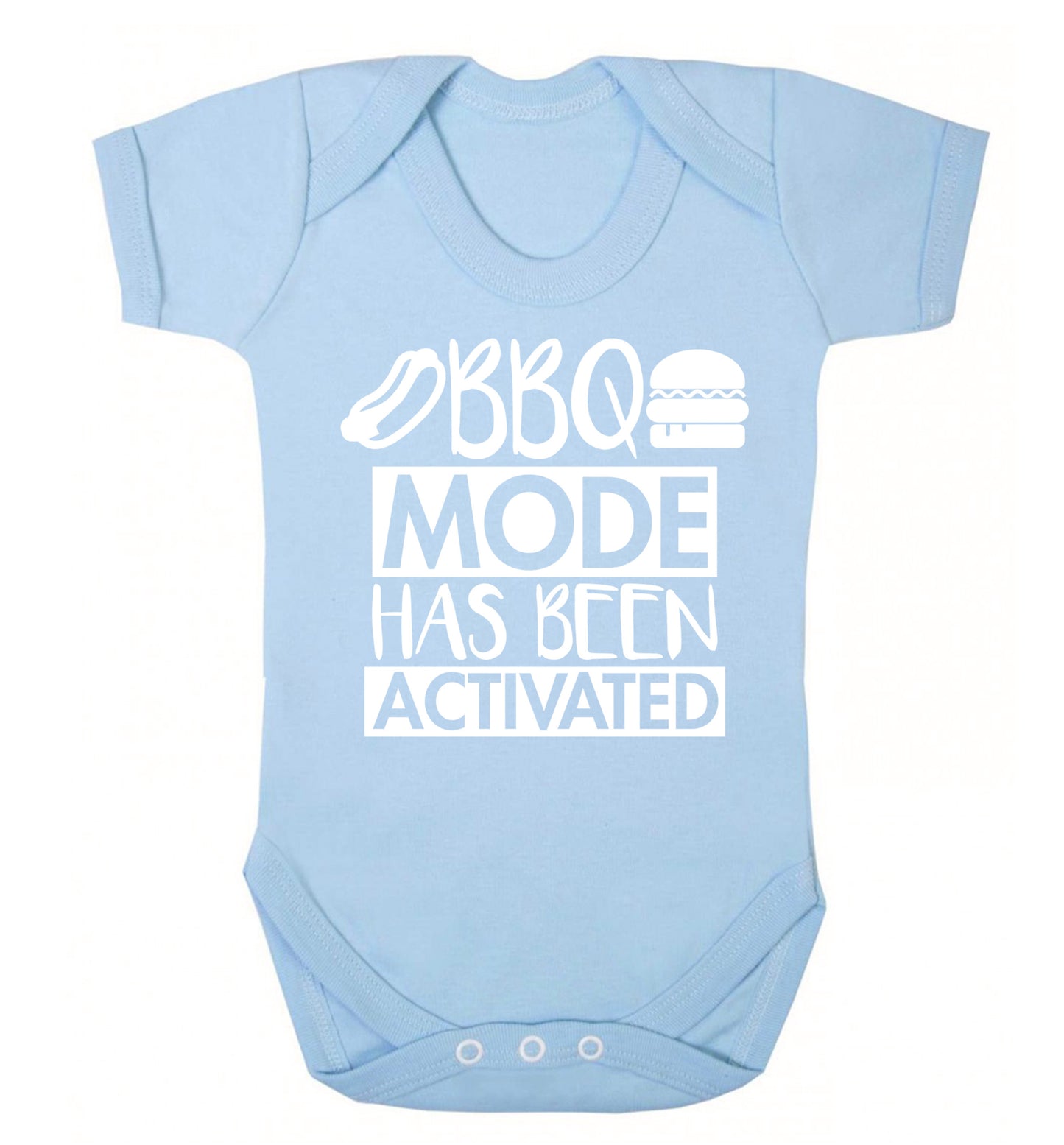 Bbq mode has been activated Baby Vest pale blue 18-24 months