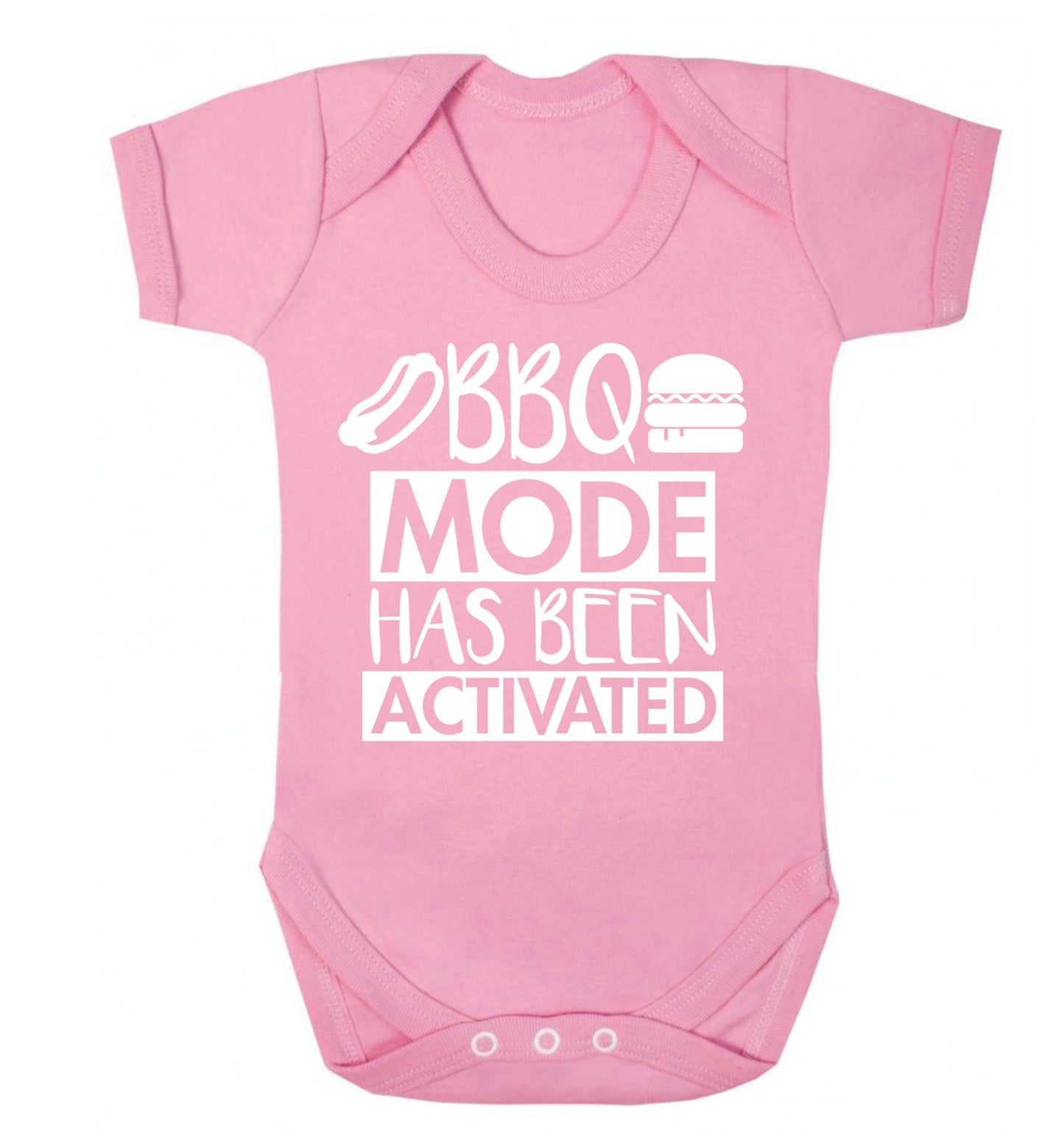 Bbq mode has been activated Baby Vest pale pink 18-24 months
