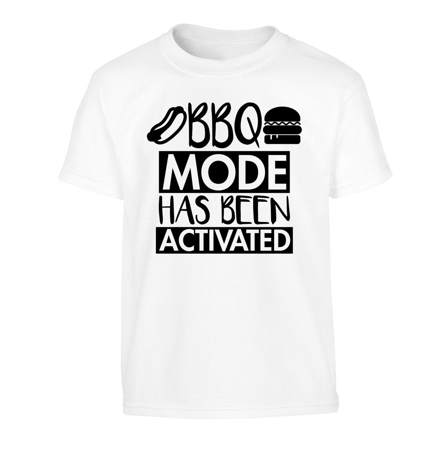 Bbq mode has been activated Children's white Tshirt 12-14 Years