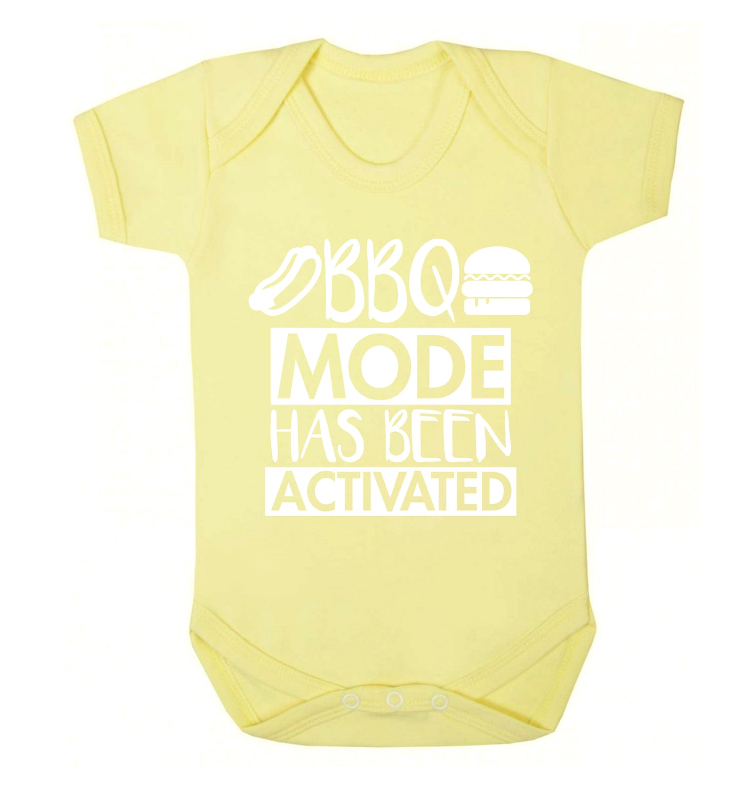 Bbq mode has been activated Baby Vest pale yellow 18-24 months