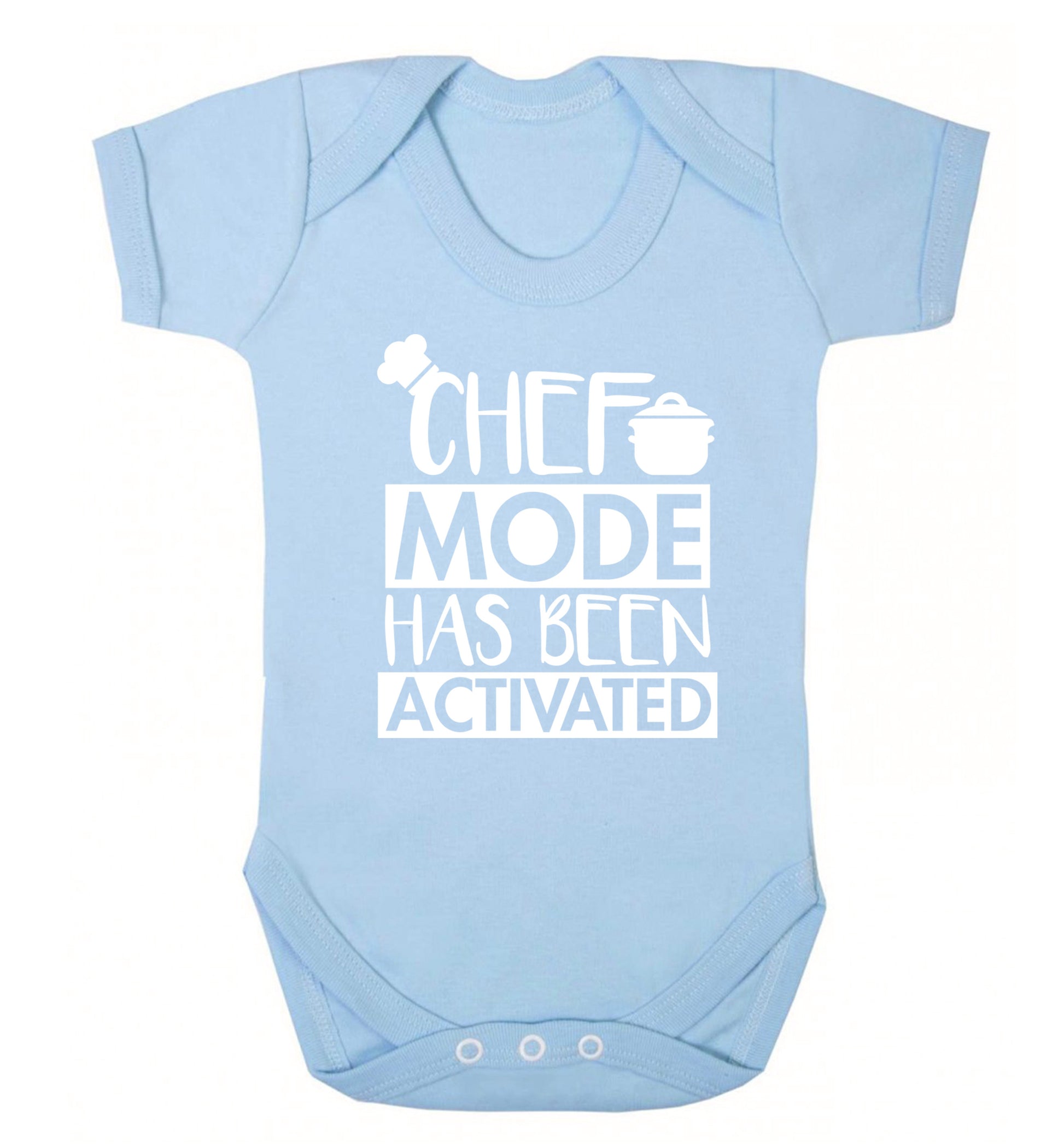 Chef mode has been activated Baby Vest pale blue 18-24 months