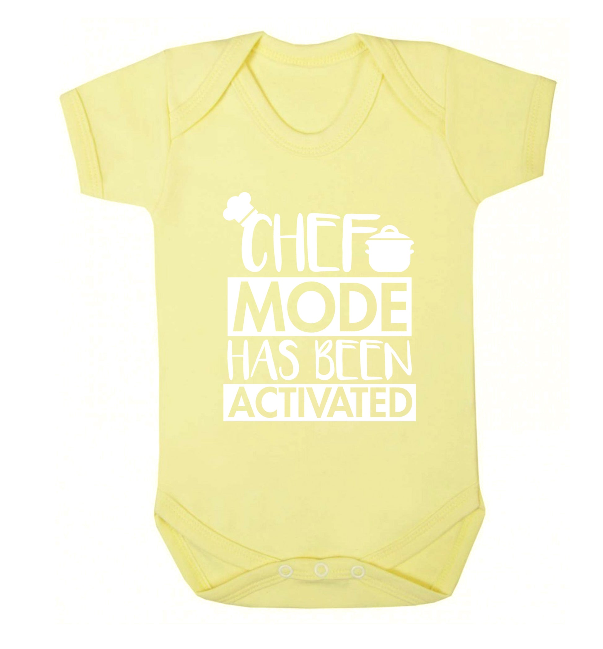 Chef mode has been activated Baby Vest pale yellow 18-24 months