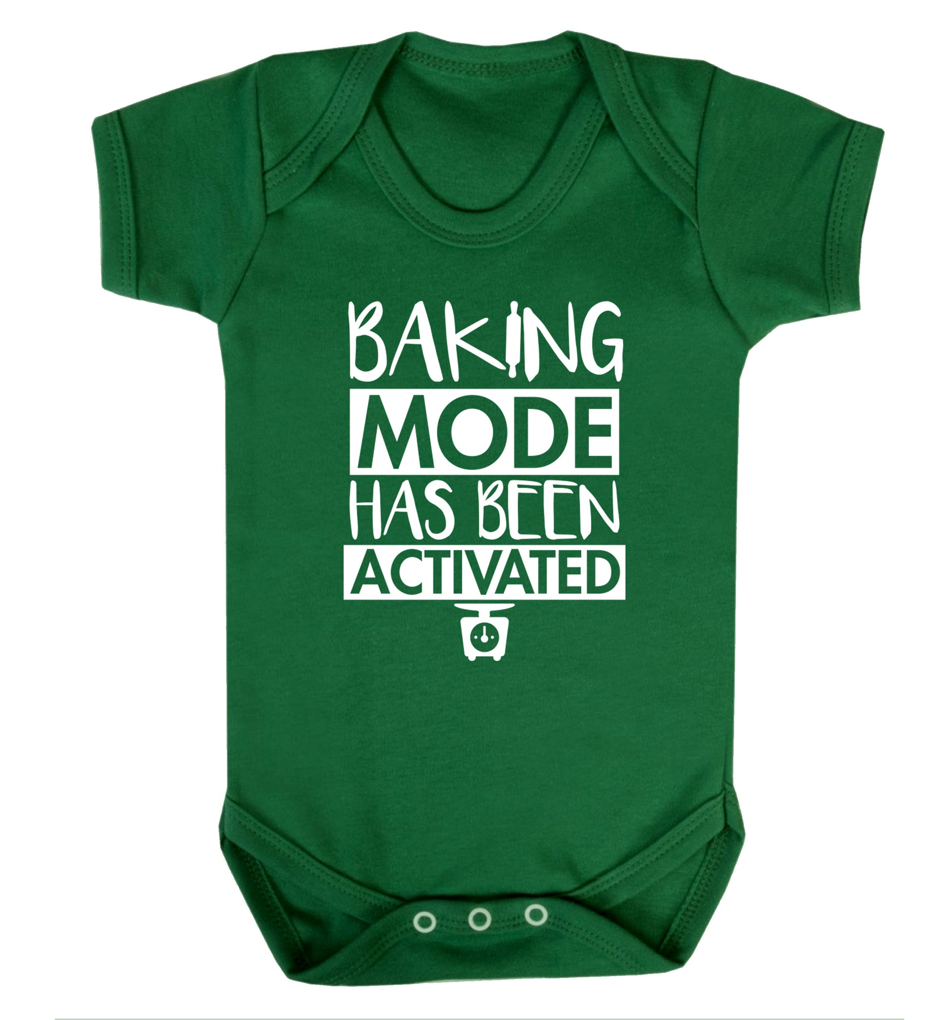 Baking mode has been activated Baby Vest green 18-24 months
