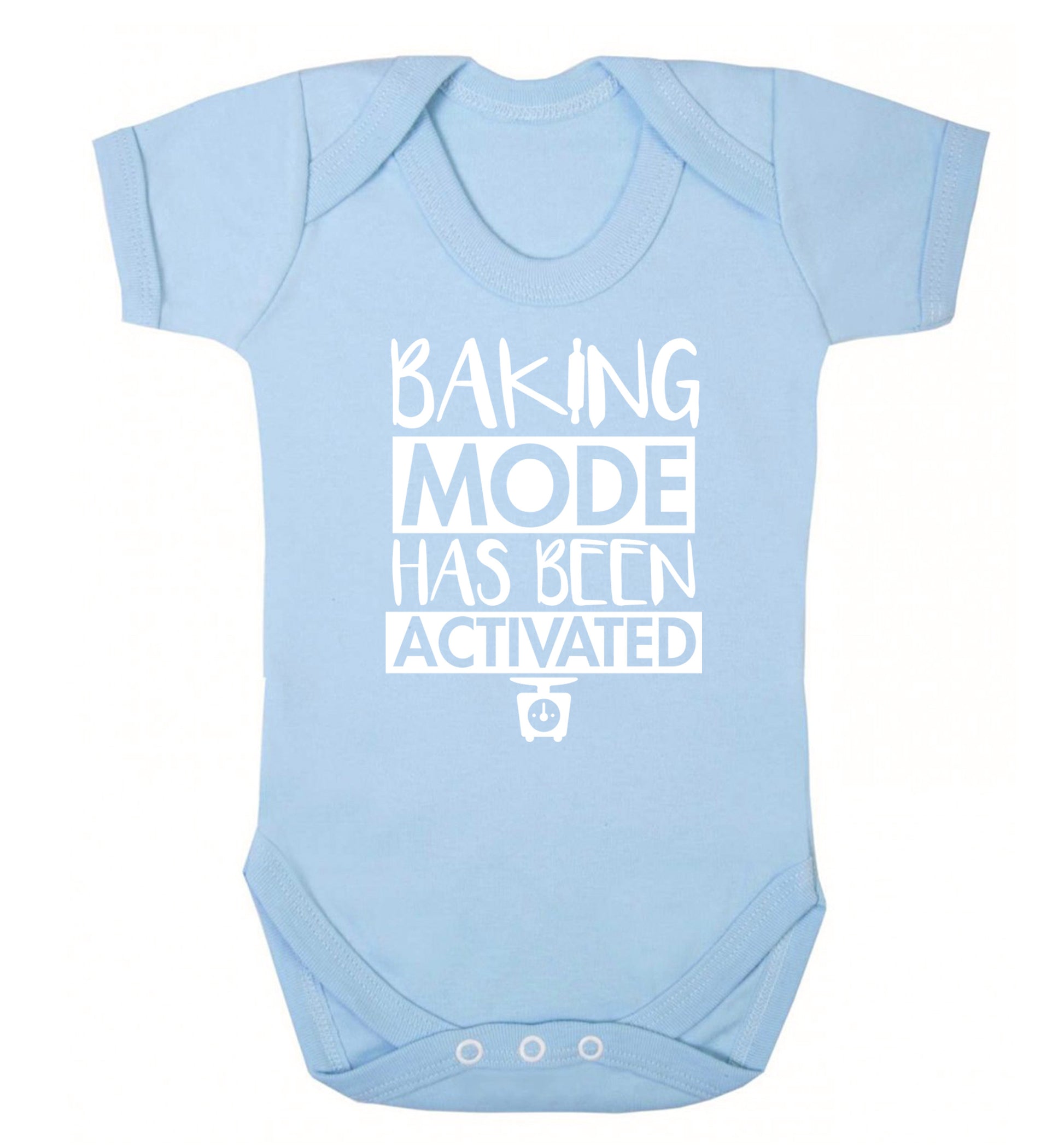 Baking mode has been activated Baby Vest pale blue 18-24 months