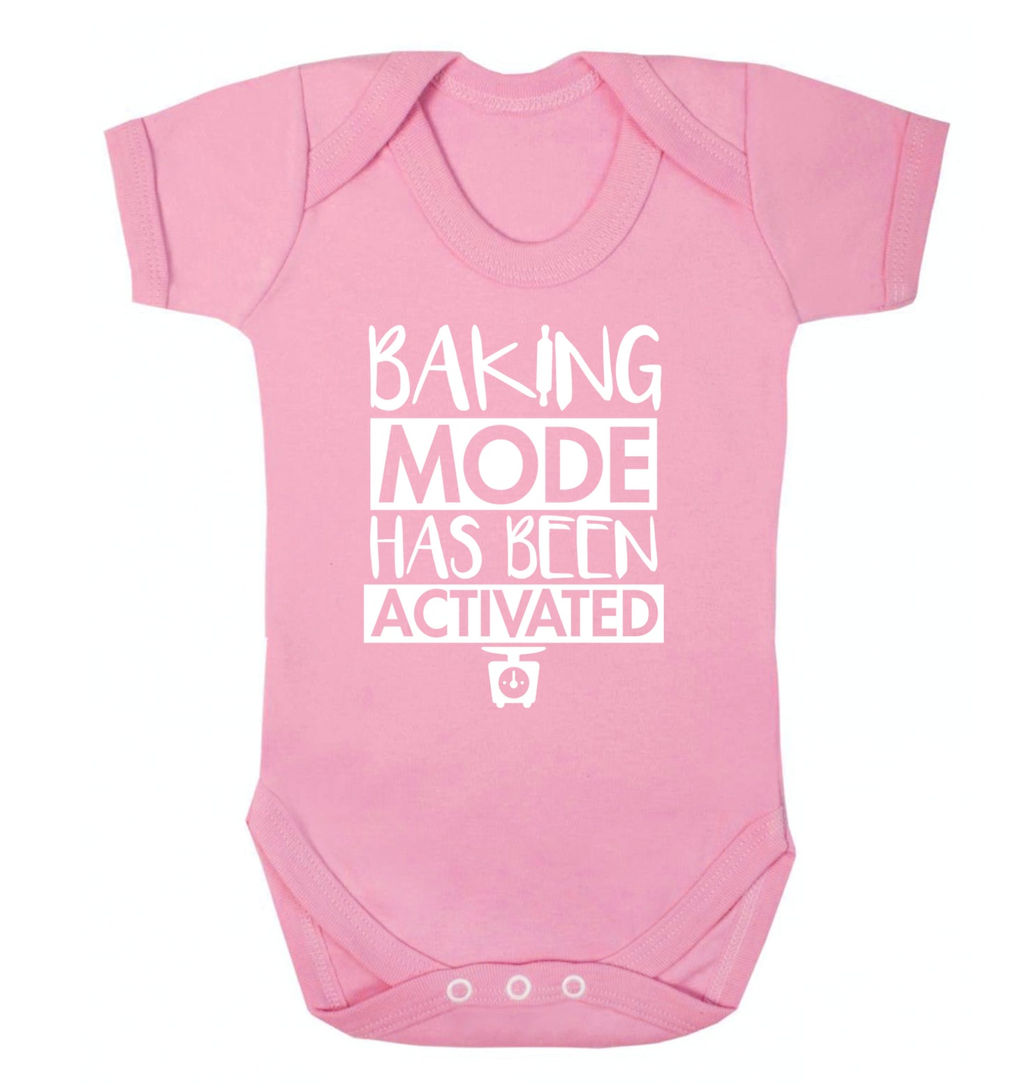 Baking mode has been activated Baby Vest pale pink 18-24 months