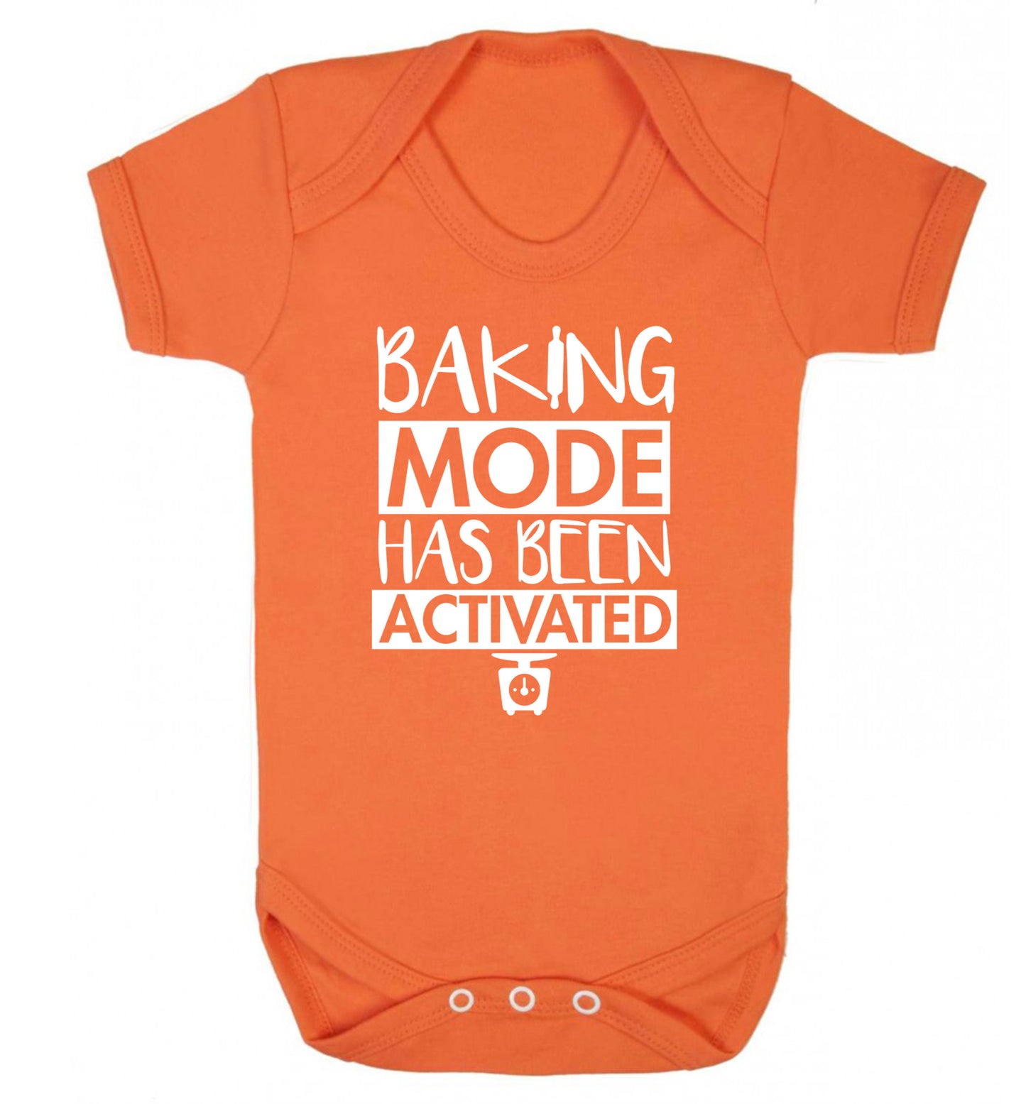 Baking mode has been activated Baby Vest orange 18-24 months
