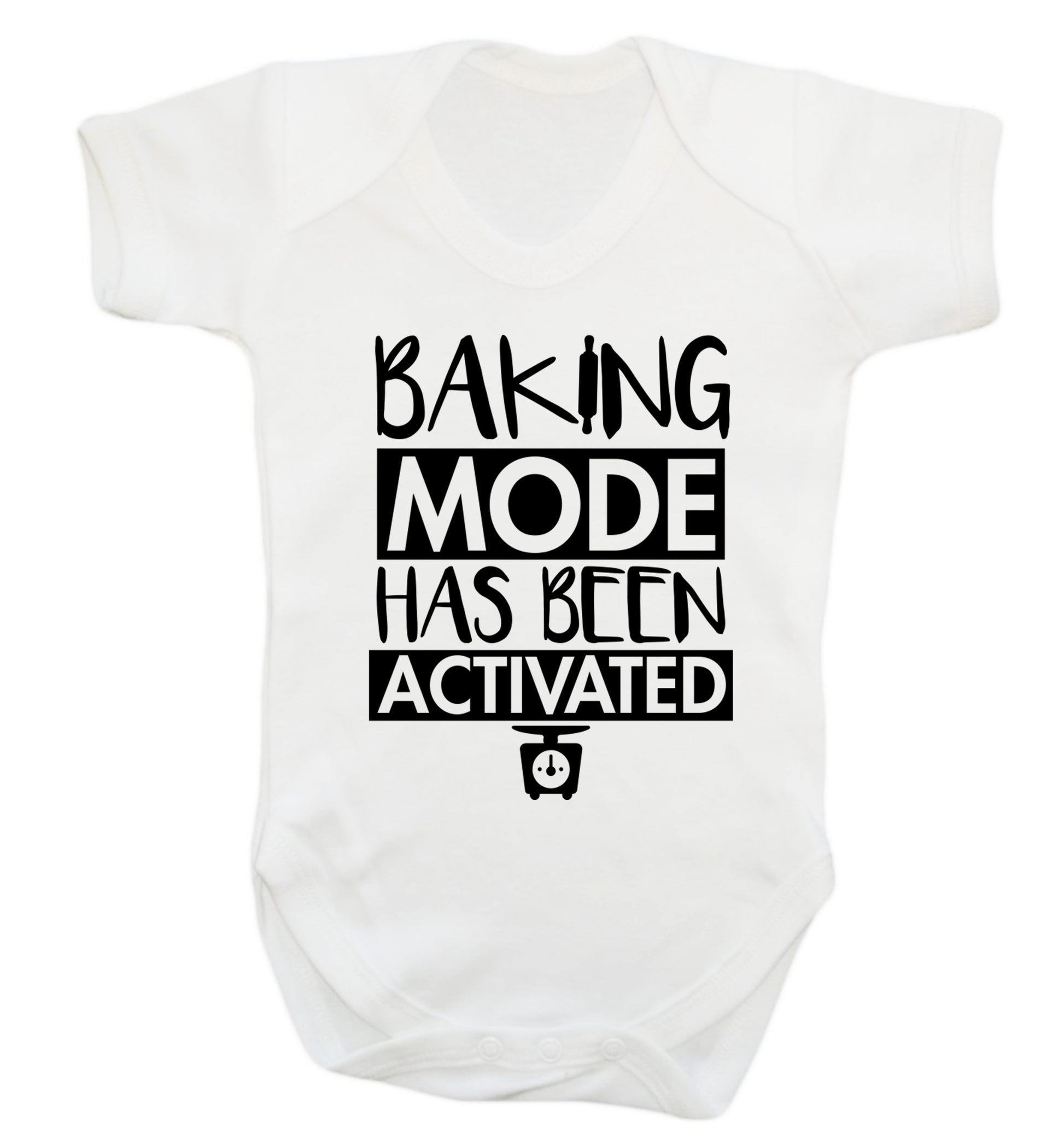 Baking mode has been activated Baby Vest white 18-24 months