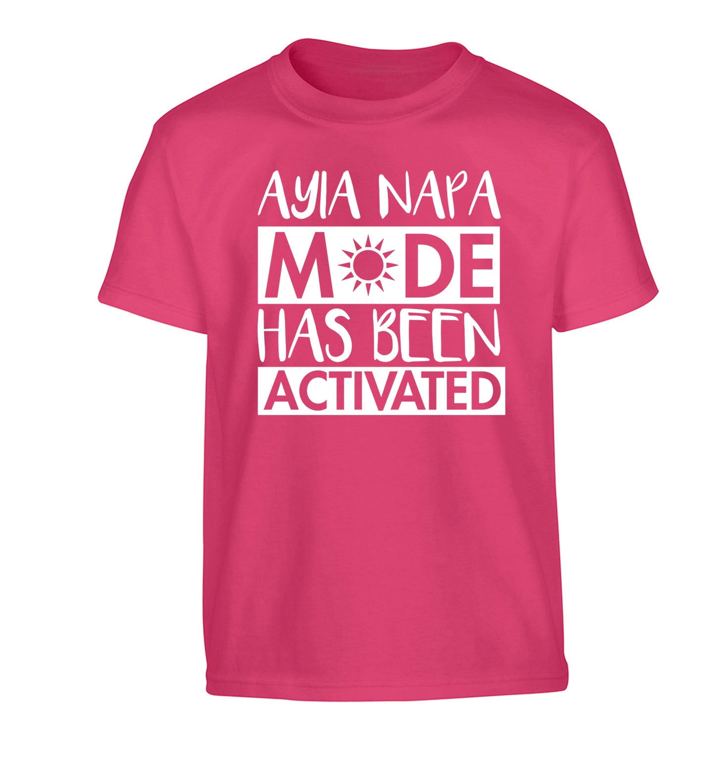 Aiya Napa mode has been activated Children's pink Tshirt 12-14 Years