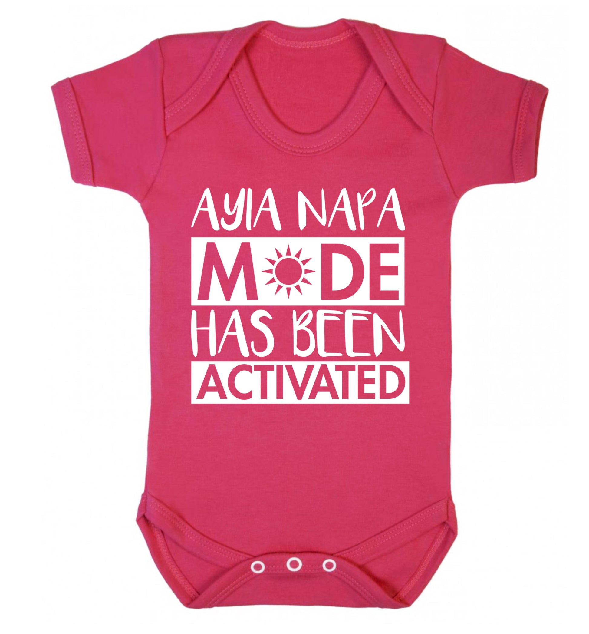 Aiya Napa mode has been activated Baby Vest dark pink 18-24 months