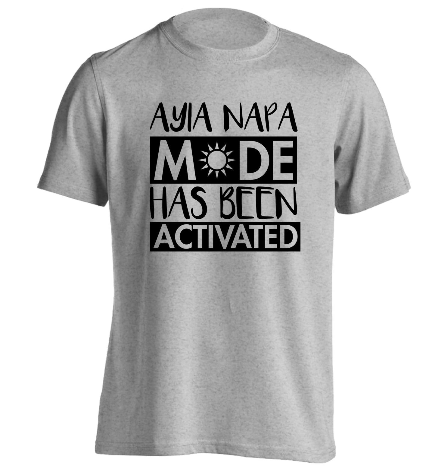 Aiya Napa mode has been activated adults unisex grey Tshirt 2XL