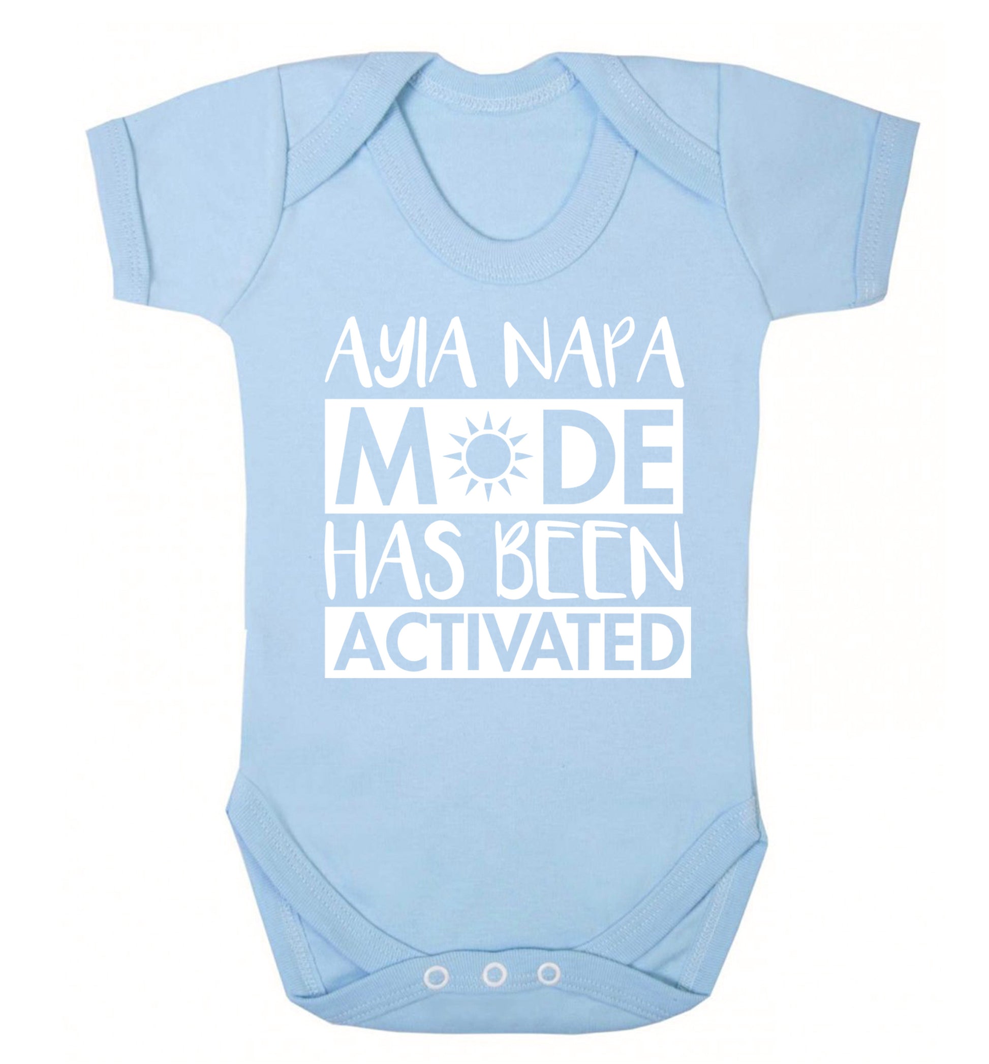 Aiya Napa mode has been activated Baby Vest pale blue 18-24 months