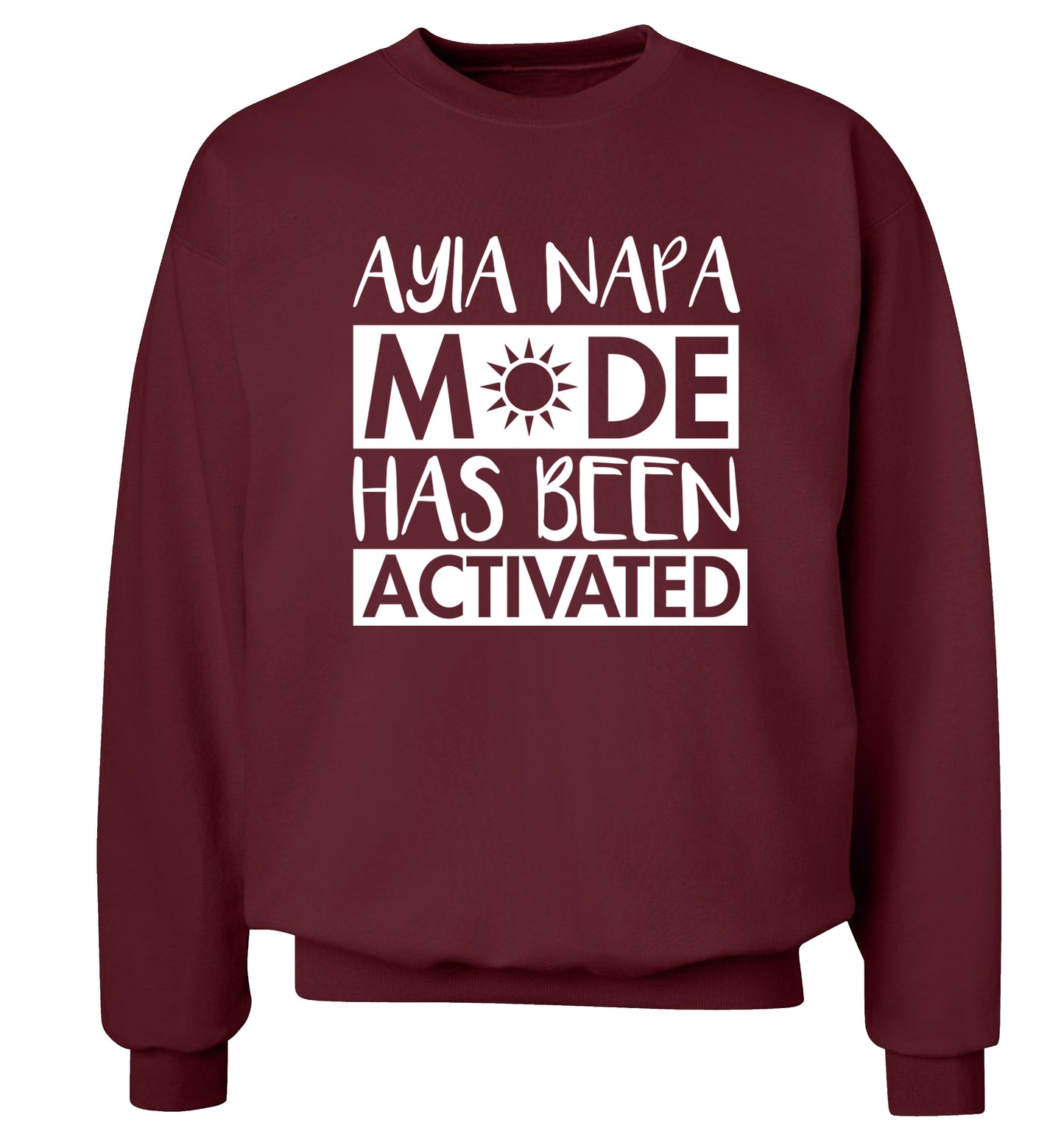 Aiya Napa mode has been activated Adult's unisex maroon Sweater 2XL