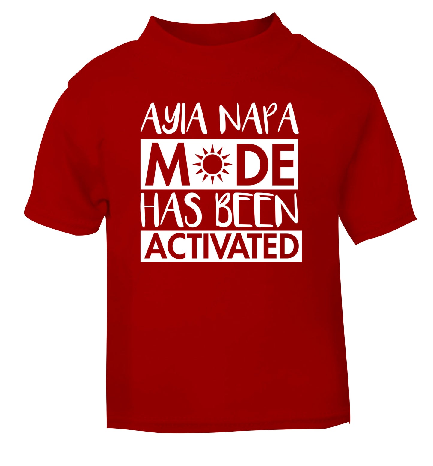Aiya Napa mode has been activated red Baby Toddler Tshirt 2 Years