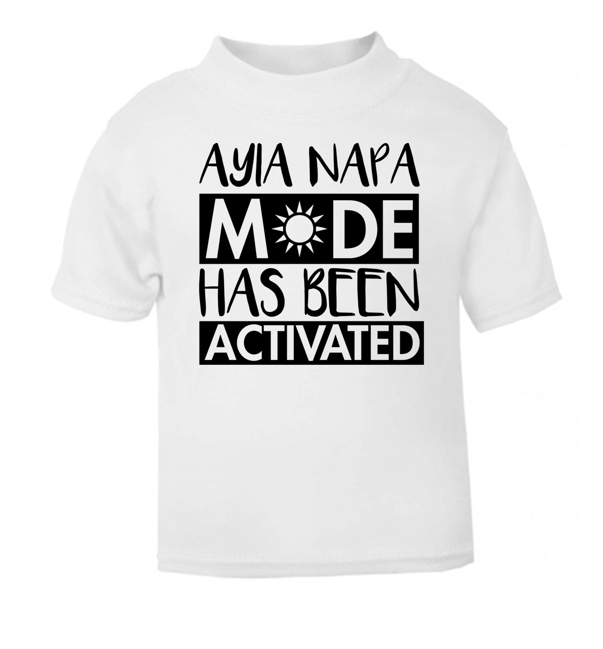 Aiya Napa mode has been activated white Baby Toddler Tshirt 2 Years