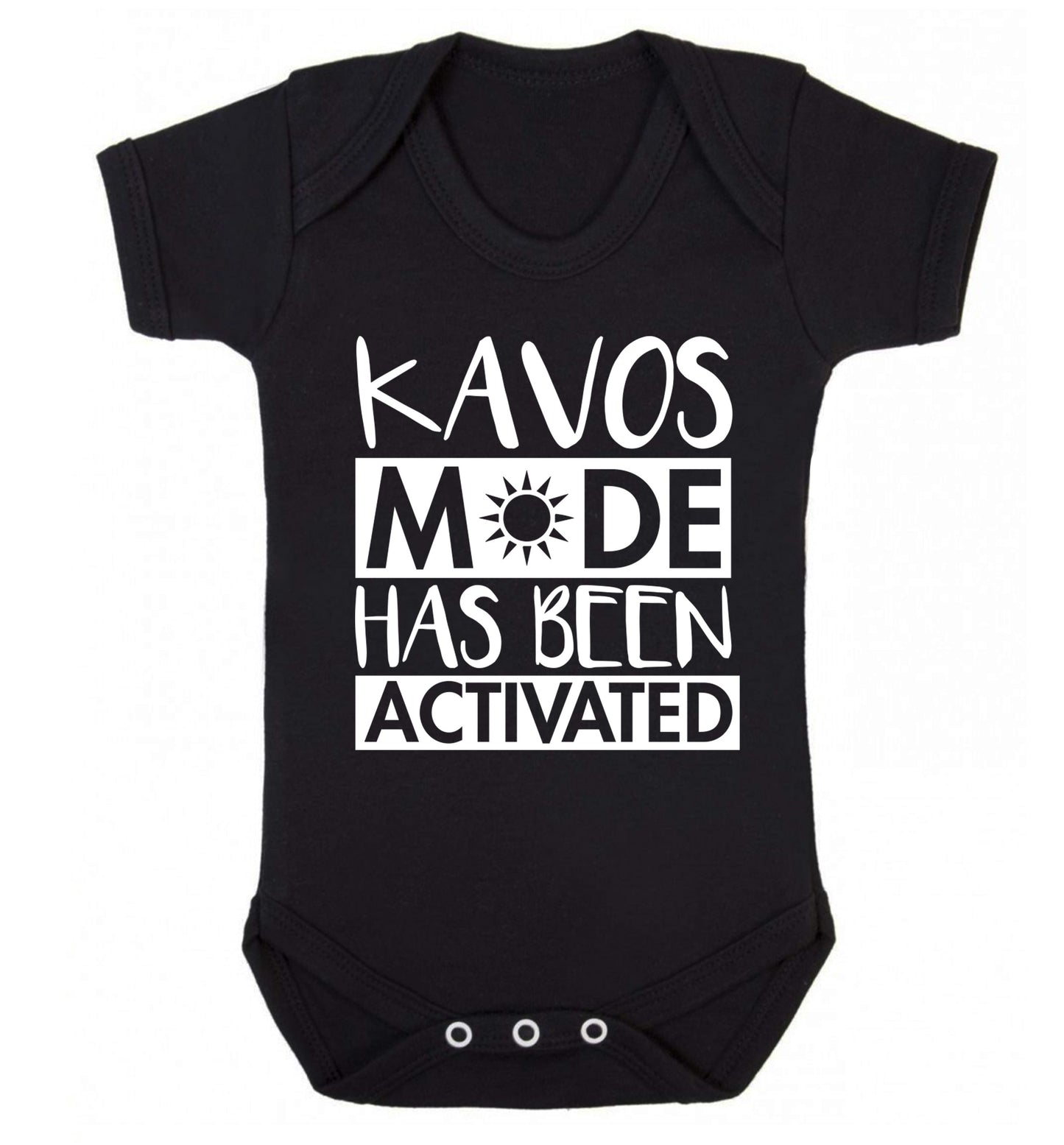 Kavos mode has been activated Baby Vest black 18-24 months