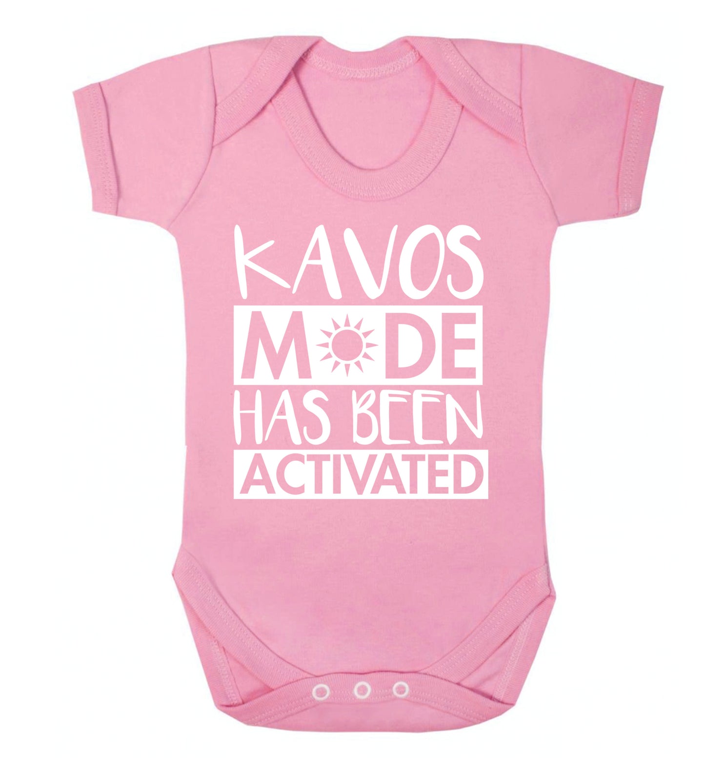Kavos mode has been activated Baby Vest pale pink 18-24 months