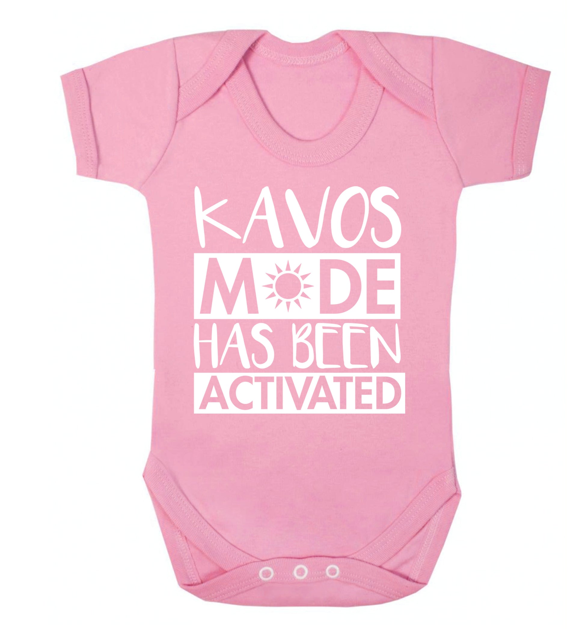 Kavos mode has been activated Baby Vest pale pink 18-24 months