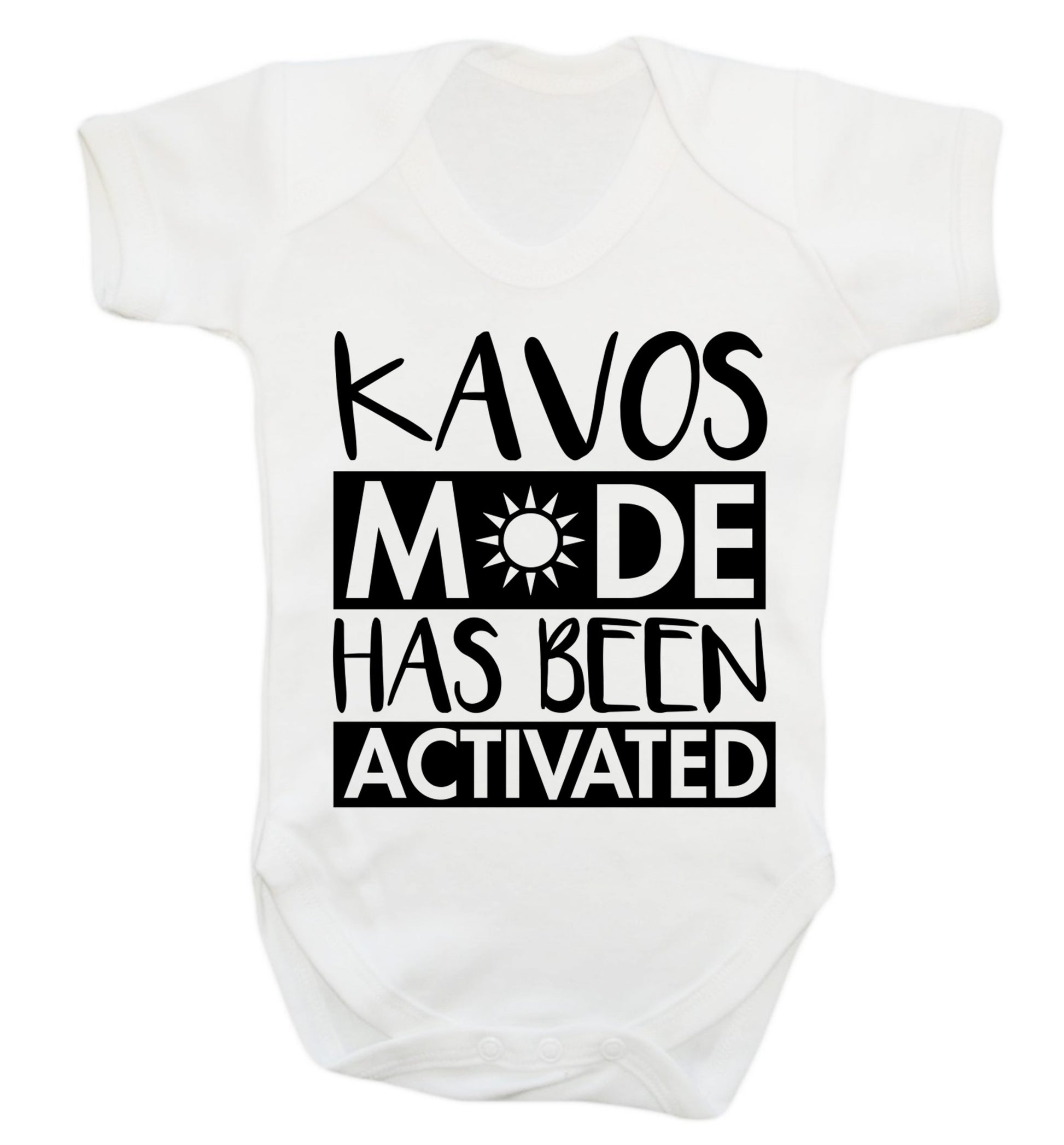 Kavos mode has been activated Baby Vest white 18-24 months