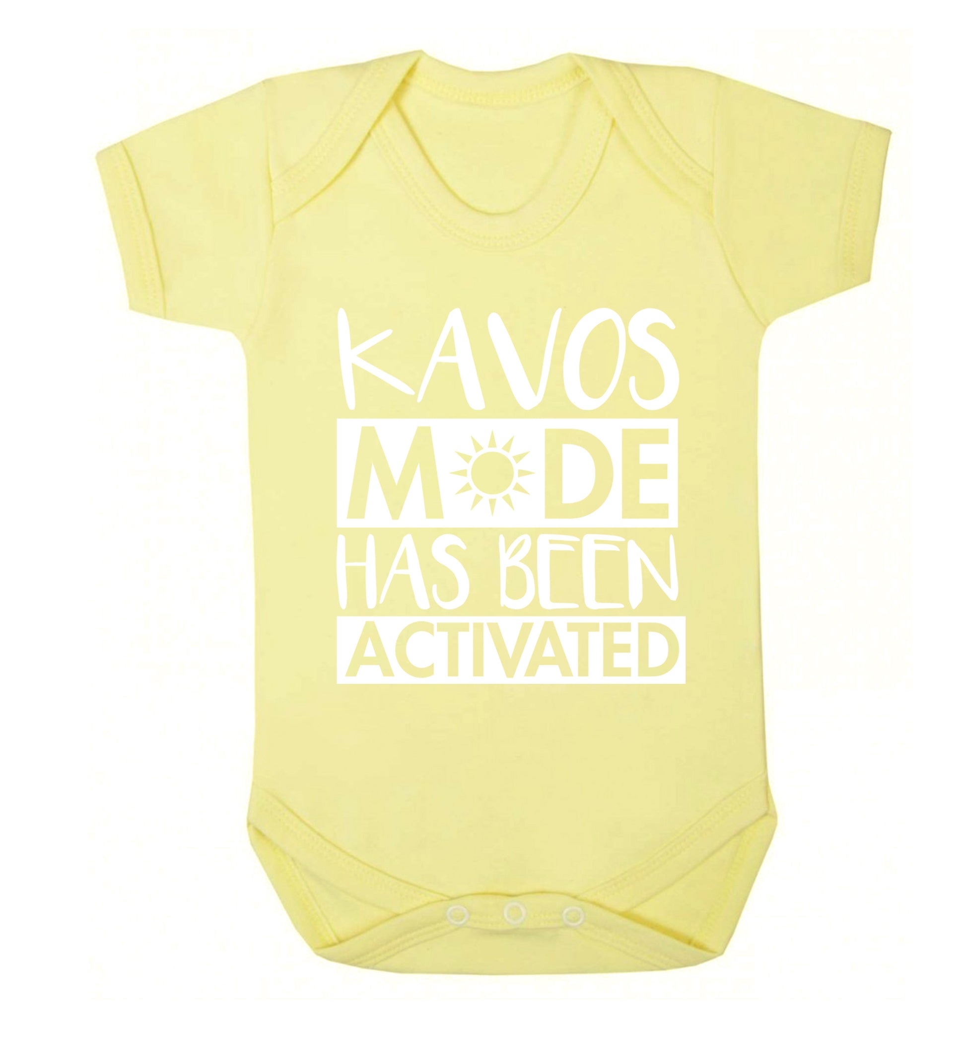 Kavos mode has been activated Baby Vest pale yellow 18-24 months